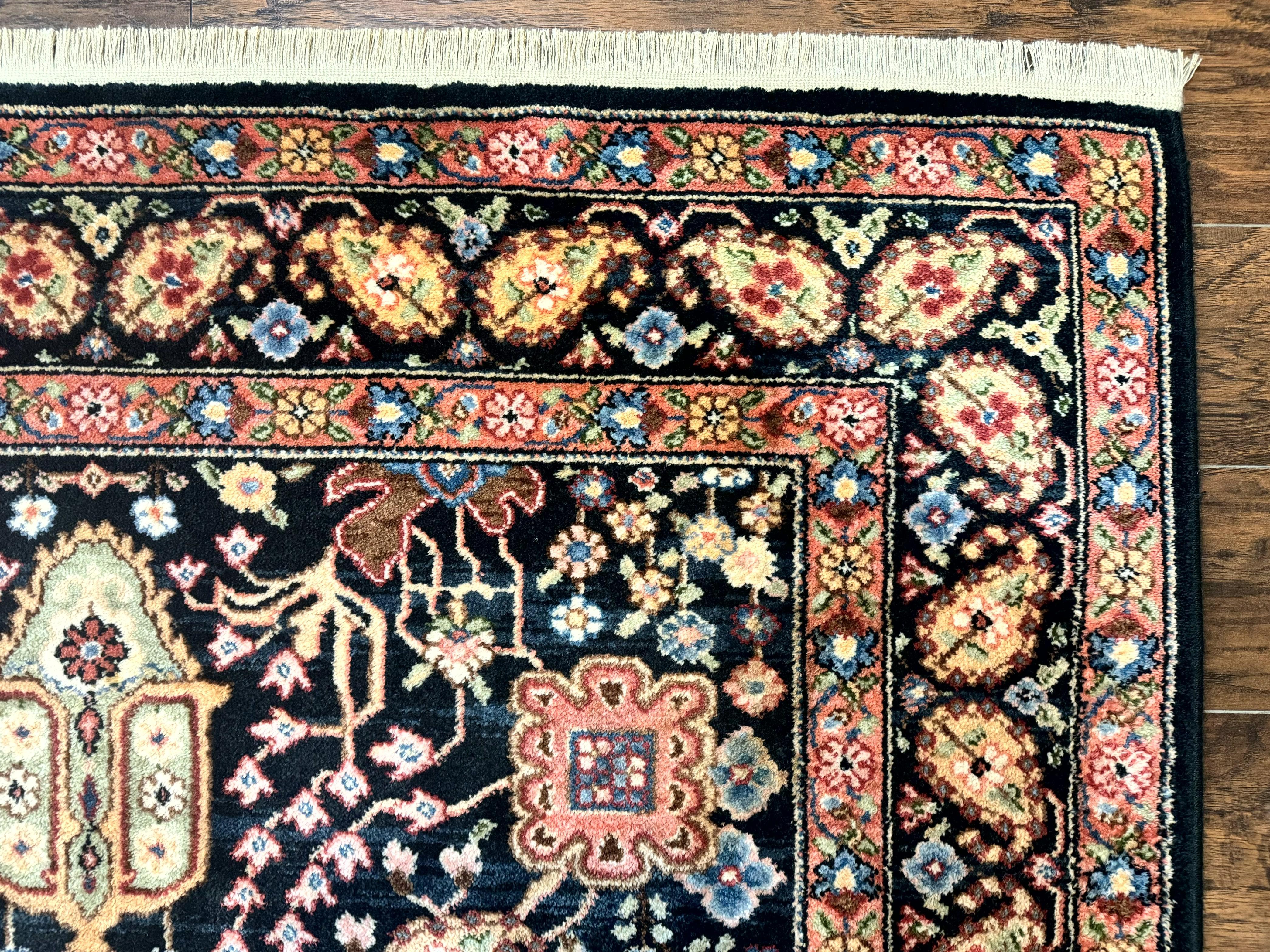 Karastan Rug 5.9 x 8.6, Chahar Mahal #604, Wool Vintage Discontinued Karastan Carpet - Image 7