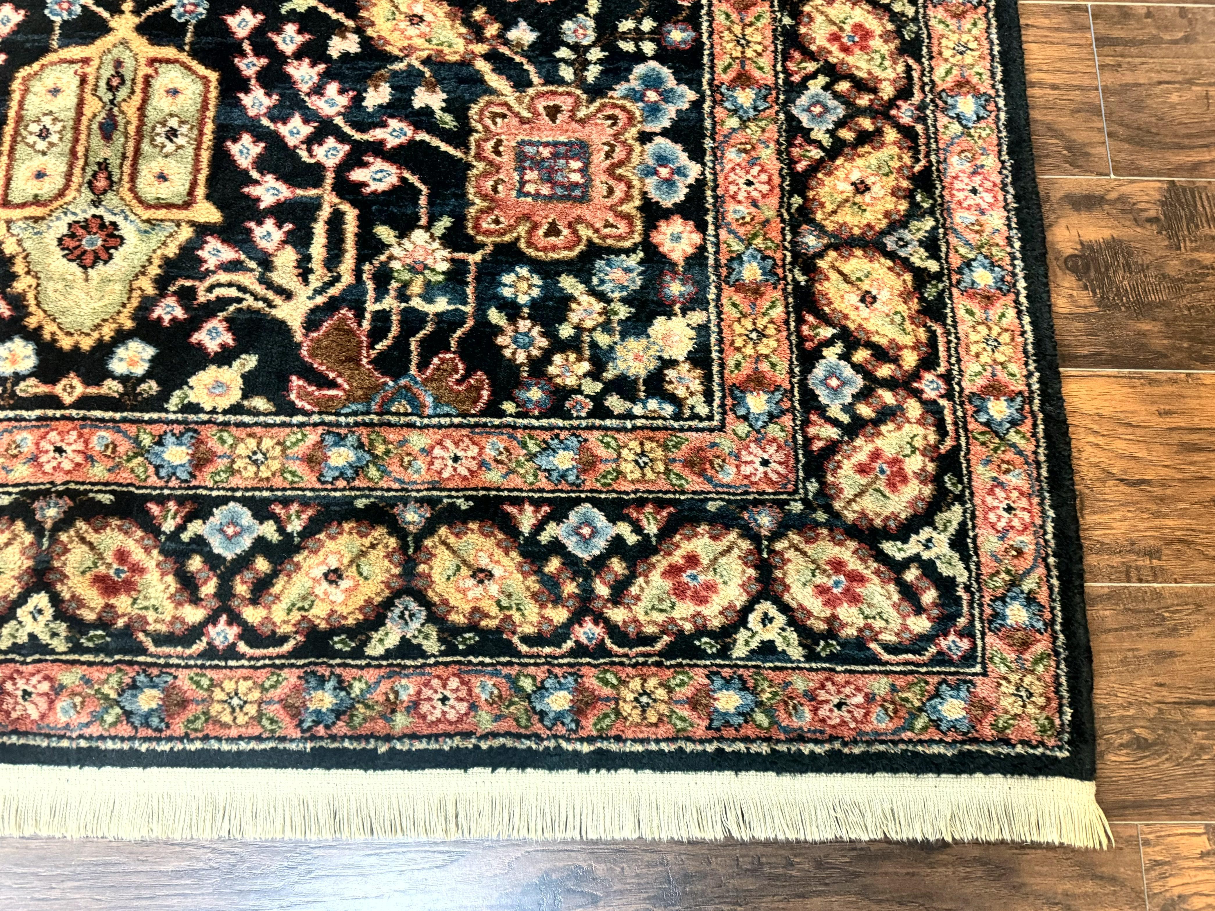 Karastan Rug 5.9 x 8.6, Chahar Mahal #604, Wool Vintage Discontinued Karastan Carpet - Image 9