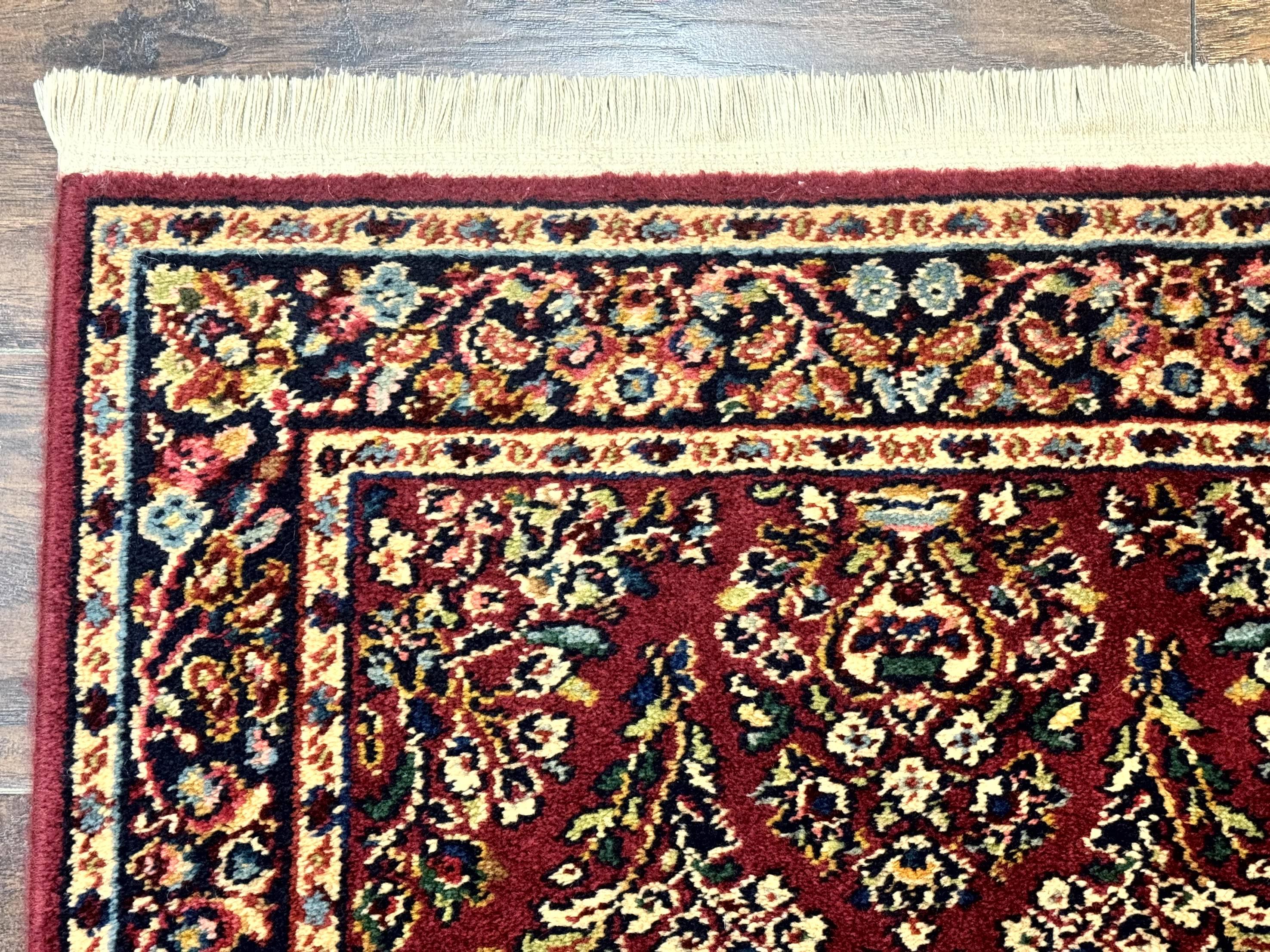 Karastan Runner Rug 2.6 x 8.6, Red Sarouk #785, Original 700 Series, Wool Karastan Runner Rug, Rare - Image 6