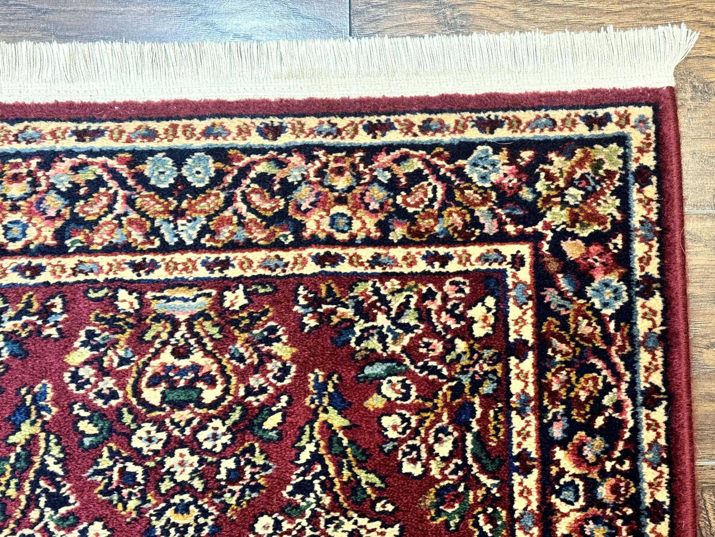Karastan Runner Rug 2.6 x 8.6, Red Sarouk #785, Original 700 Series, Wool Karastan Runner Rug, Rare - Image 7