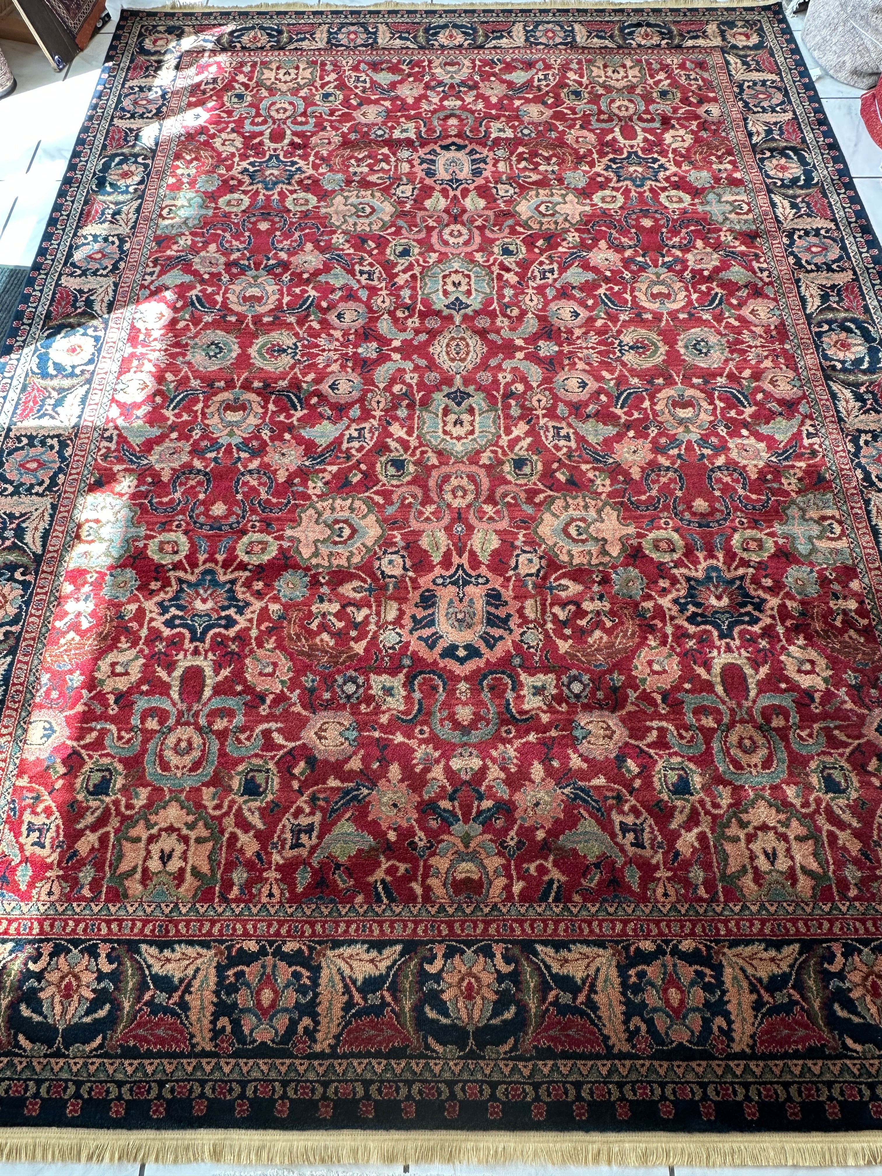 Karastan Samovar Teawash Wool Rug – 8’8” x 12’ – Vintage Elegance, Excellent Condition - Image 3