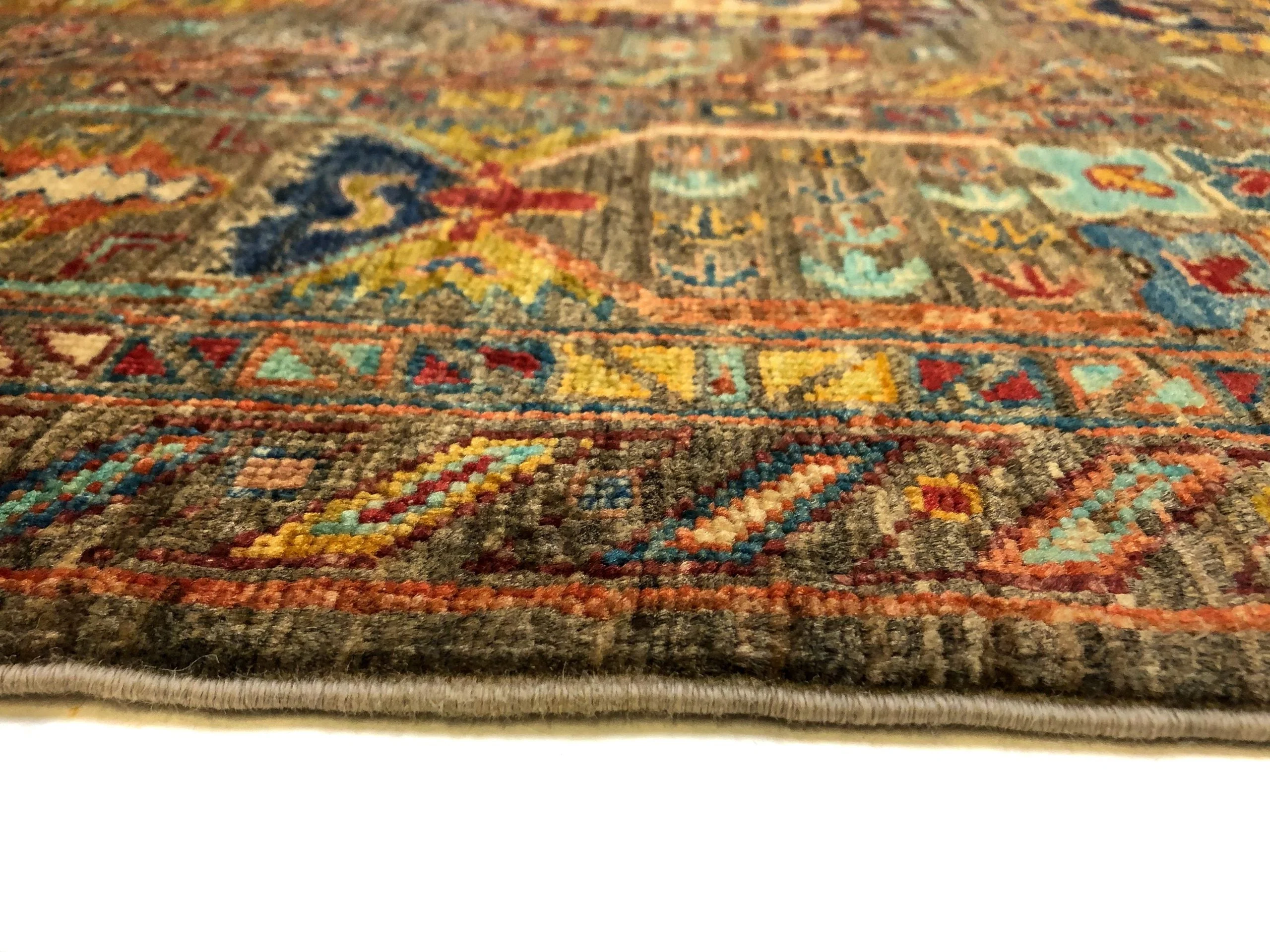 Khorjin (5'06"x7'08") camel/jewel tones - Image 7