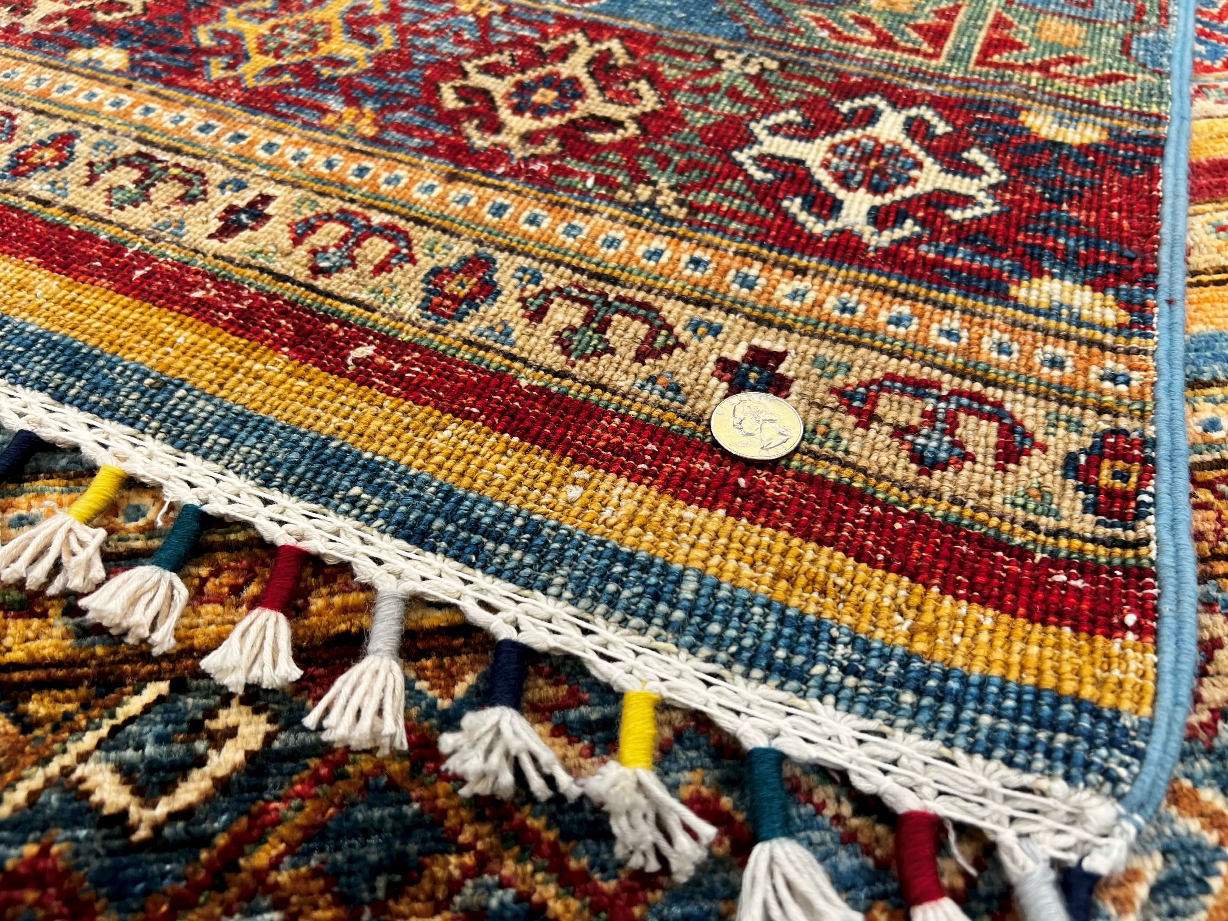 Khorjin (6'01"x8'07") blue/mulitcolor - Image 9