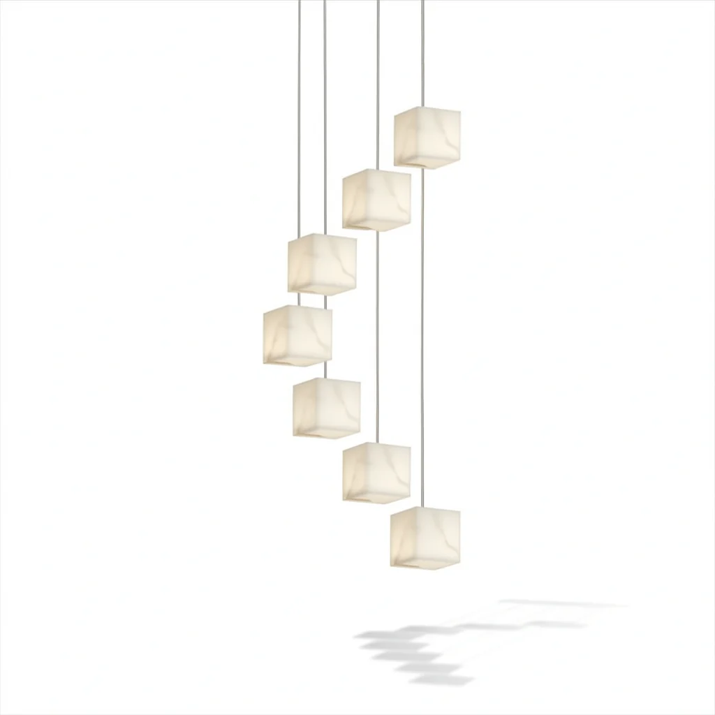 Kybos Alabaster Chandelier