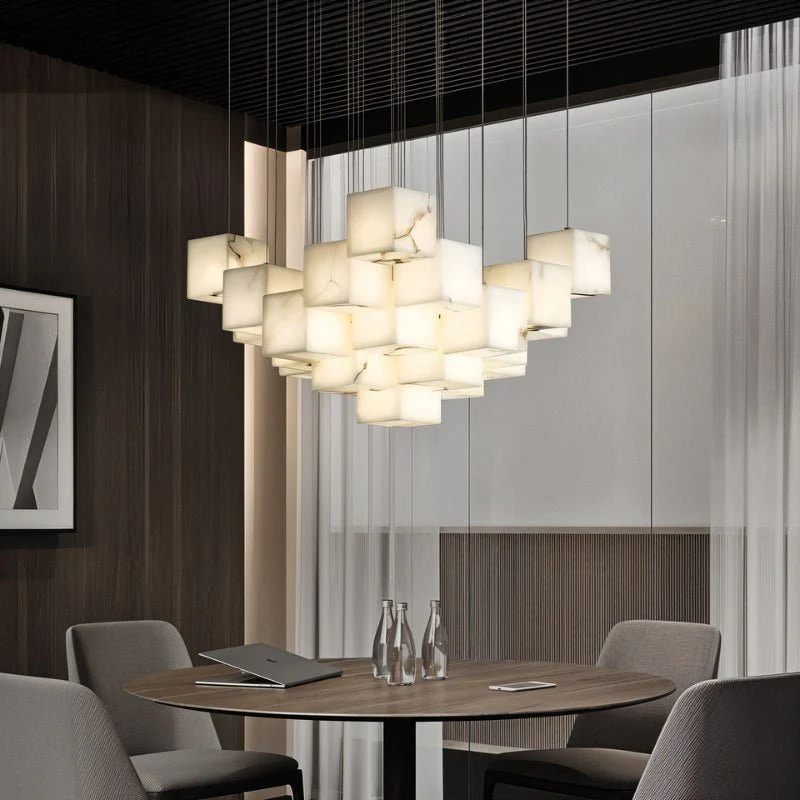 Kybos Alabaster Chandelier - Image 4