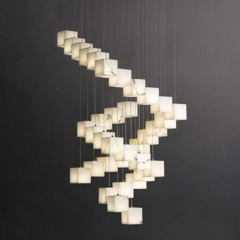 Kybos Alabaster Chandelier - Image 8