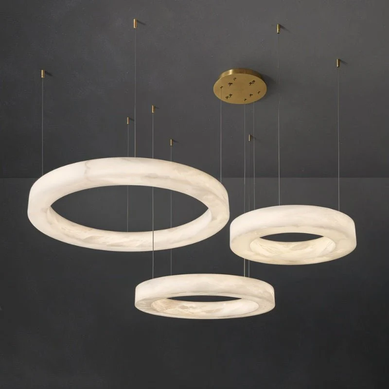 Kyklos Alabaster Chandelier - Image 4
