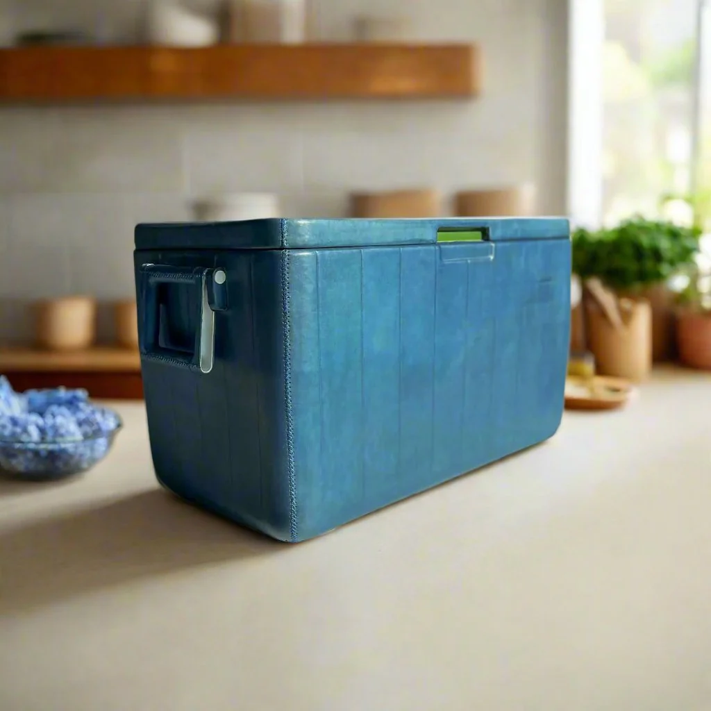La Familia | XL Leather Cooler with Handles (46L) - Image 3