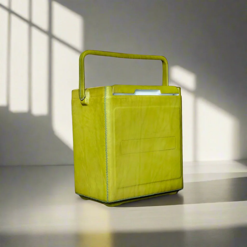 La Fiesta | Tall Leather Cooler with Handle (18Q) - Image 4
