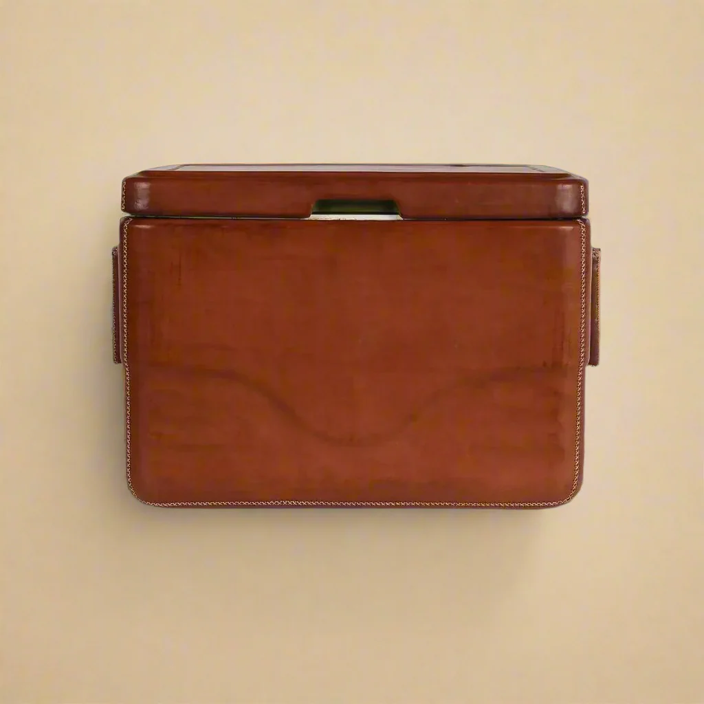 La Playa | Large Leather Cooler with Handles (27L) - Image 4