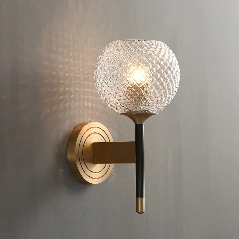 Lattice Glass Wall Sconce - Image 21