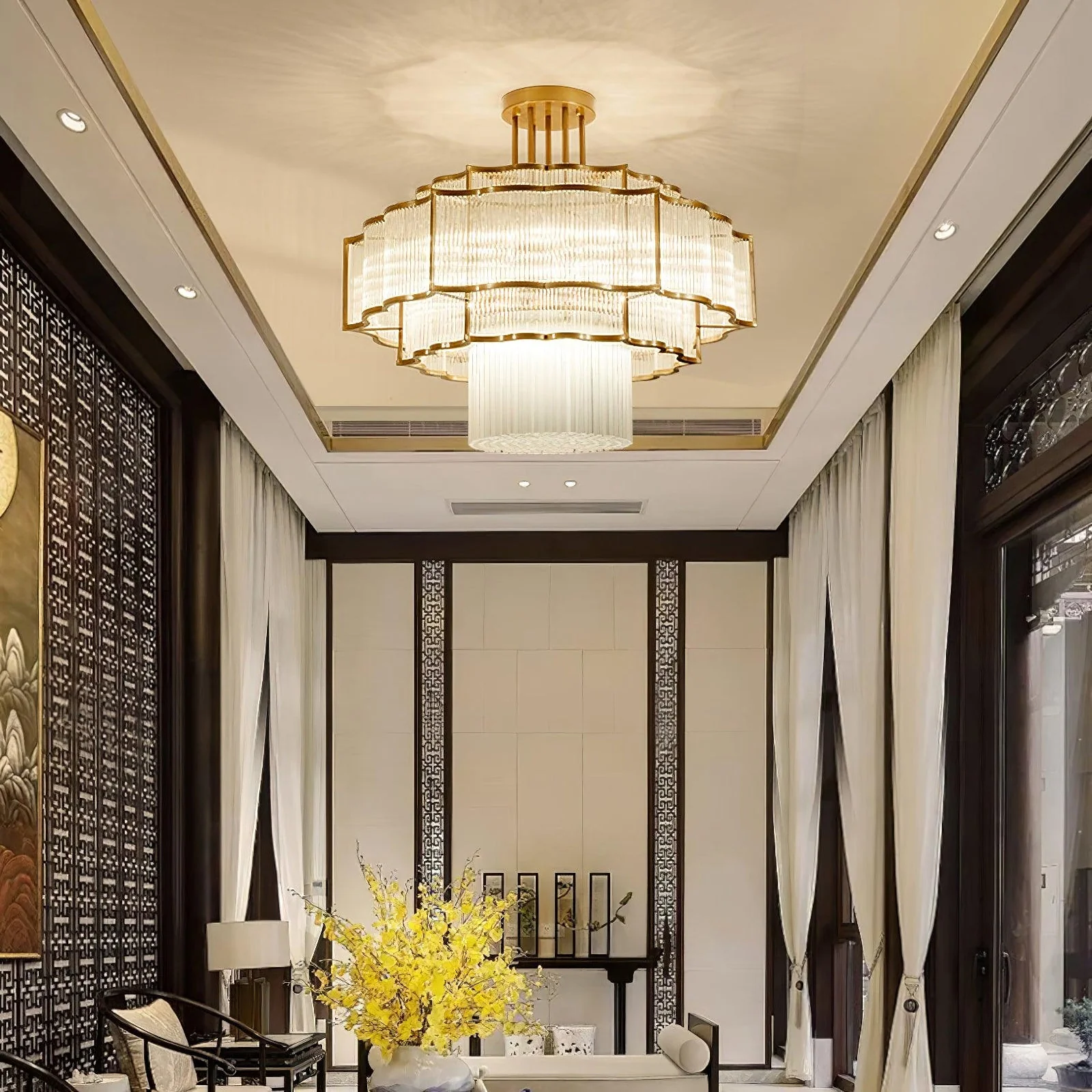 Layered Crystal Ceiling Light - Image 14