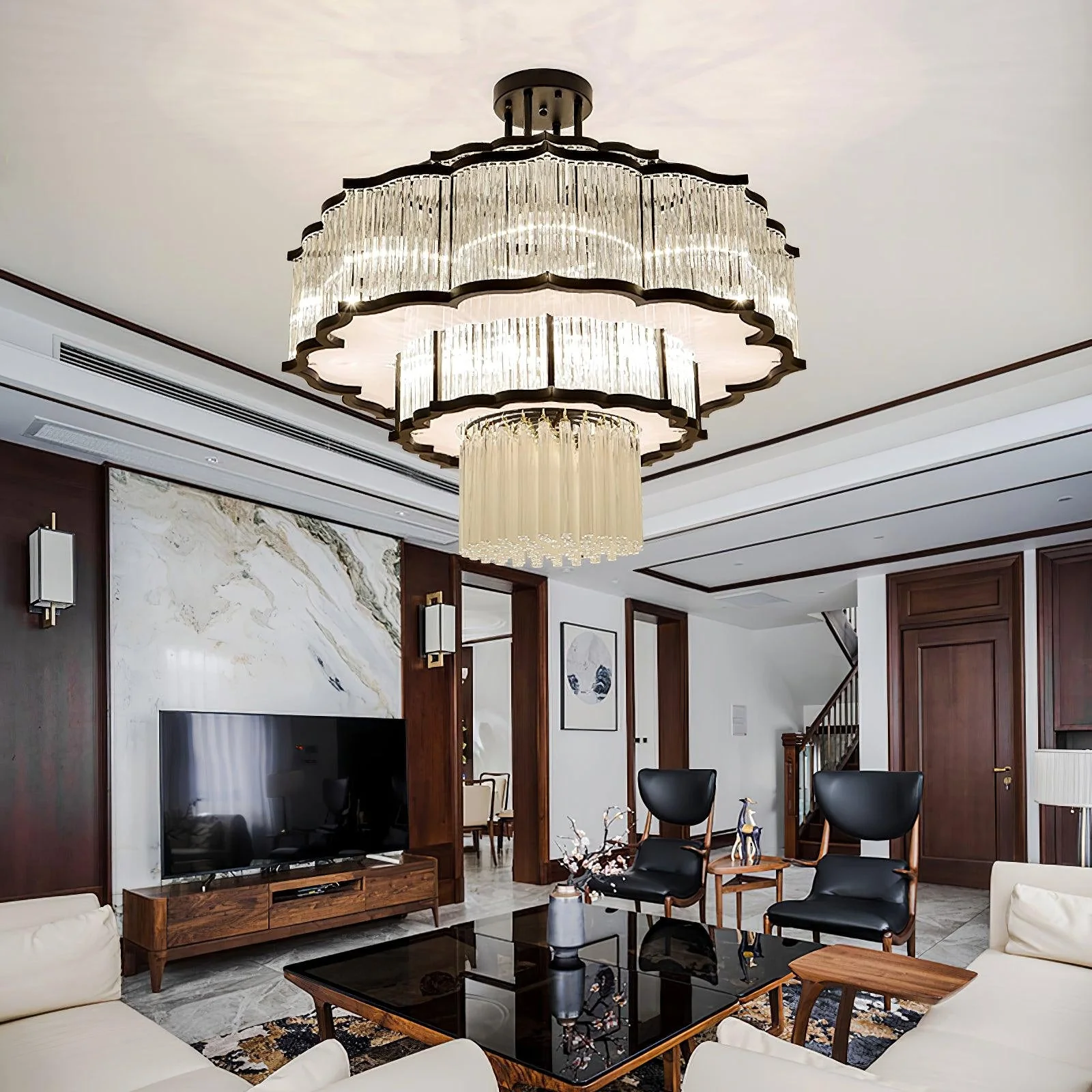 Layered Crystal Ceiling Light - Image 15