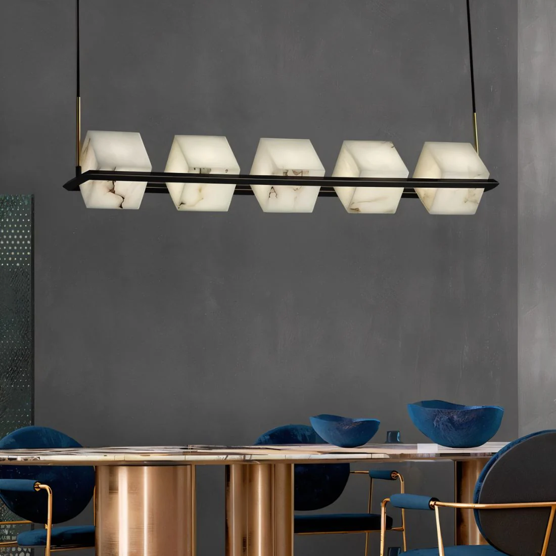 Lifang Alabaster Chandelier - Image 3