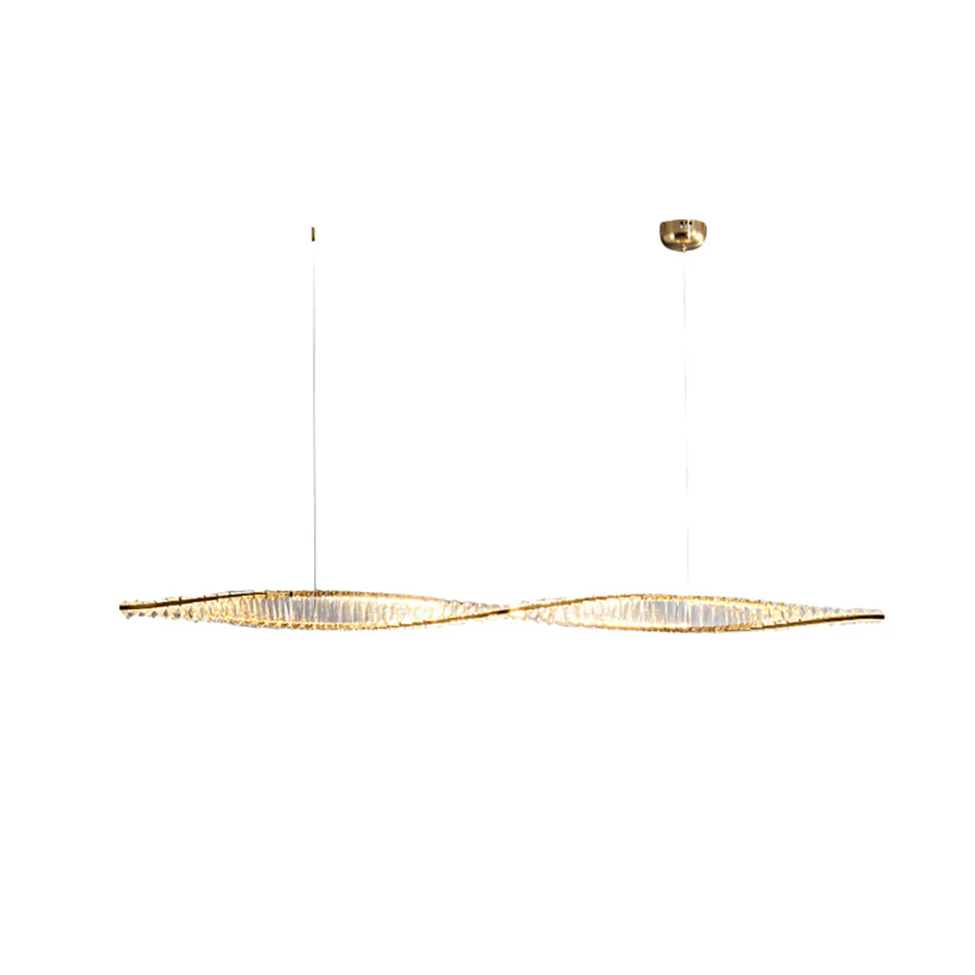 Linear Luxury Spiral Crystal Chandelier - Image 25