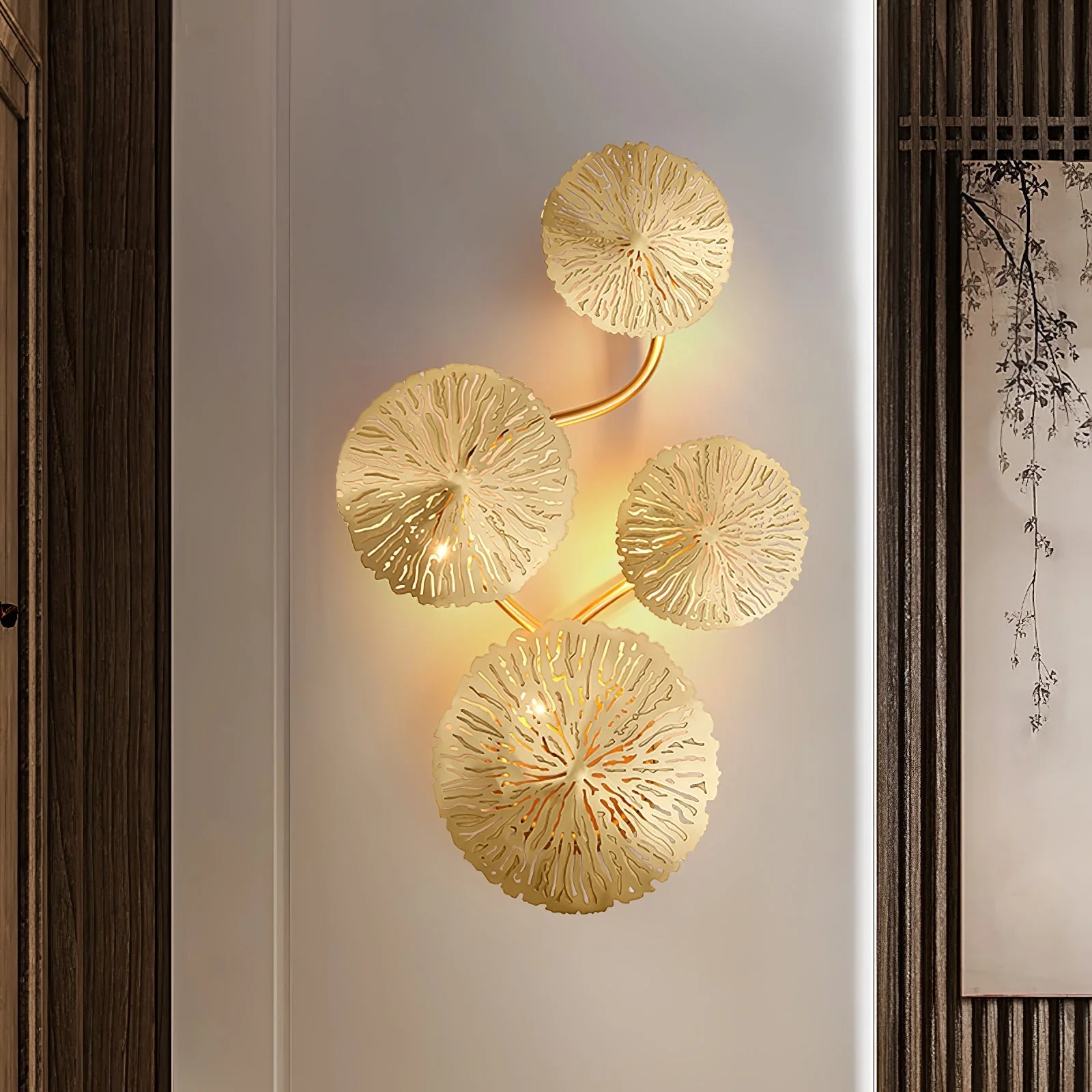 Lotus Leaf Wall Sconce - Image 4
