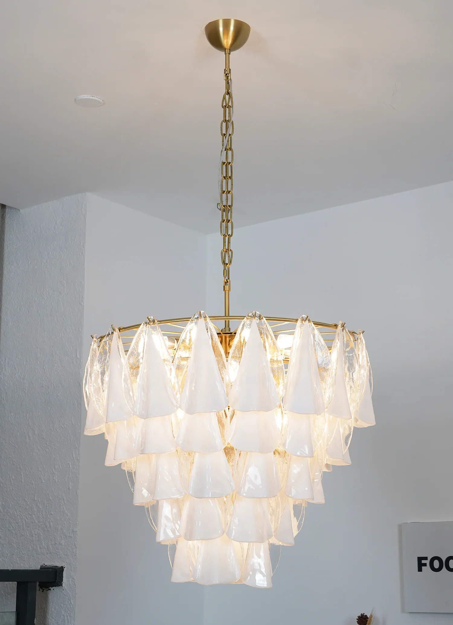 Lunara Murano Glass Chandelier - Image 12