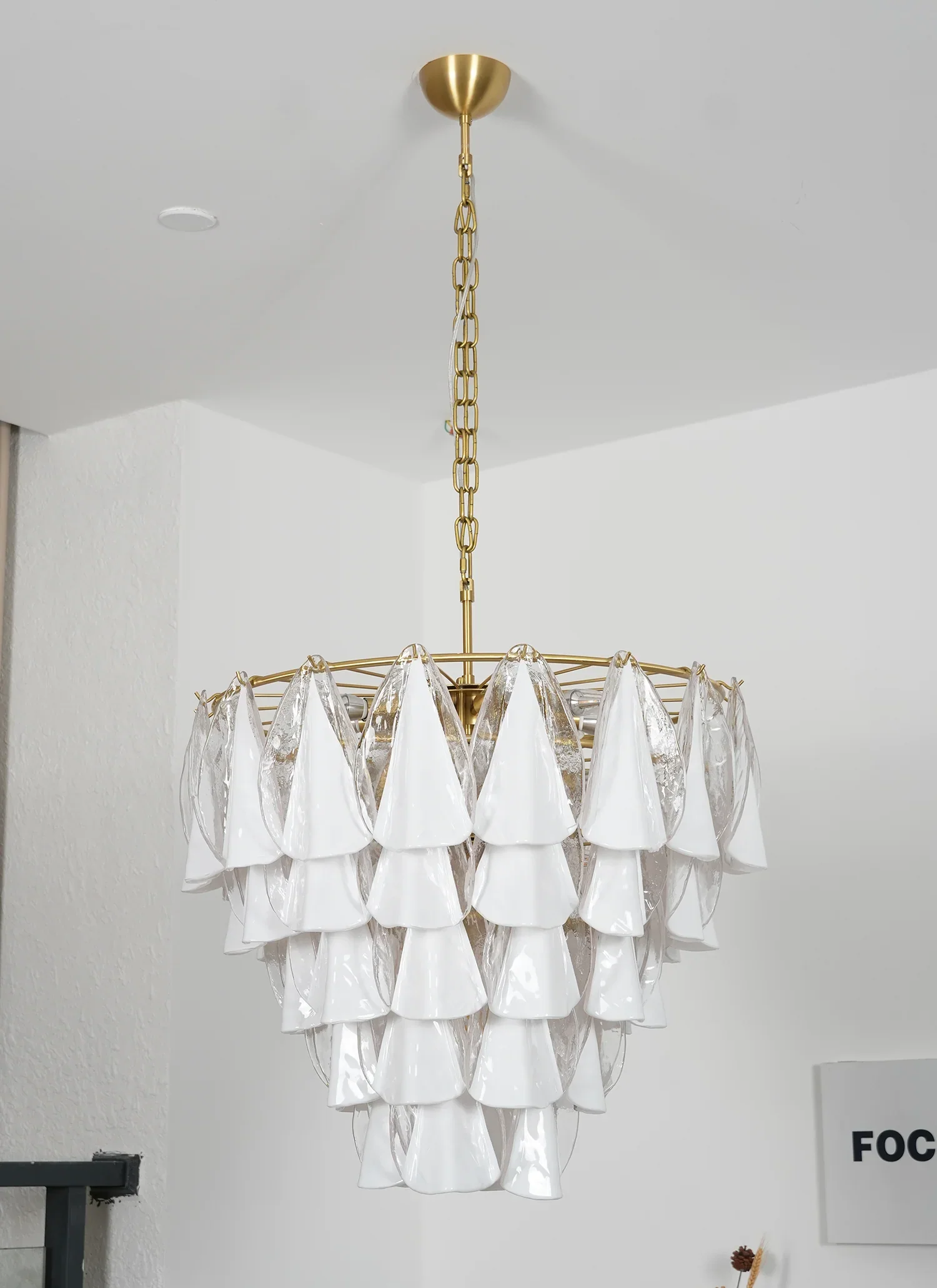 Lunara Murano Glass Chandelier - Image 13