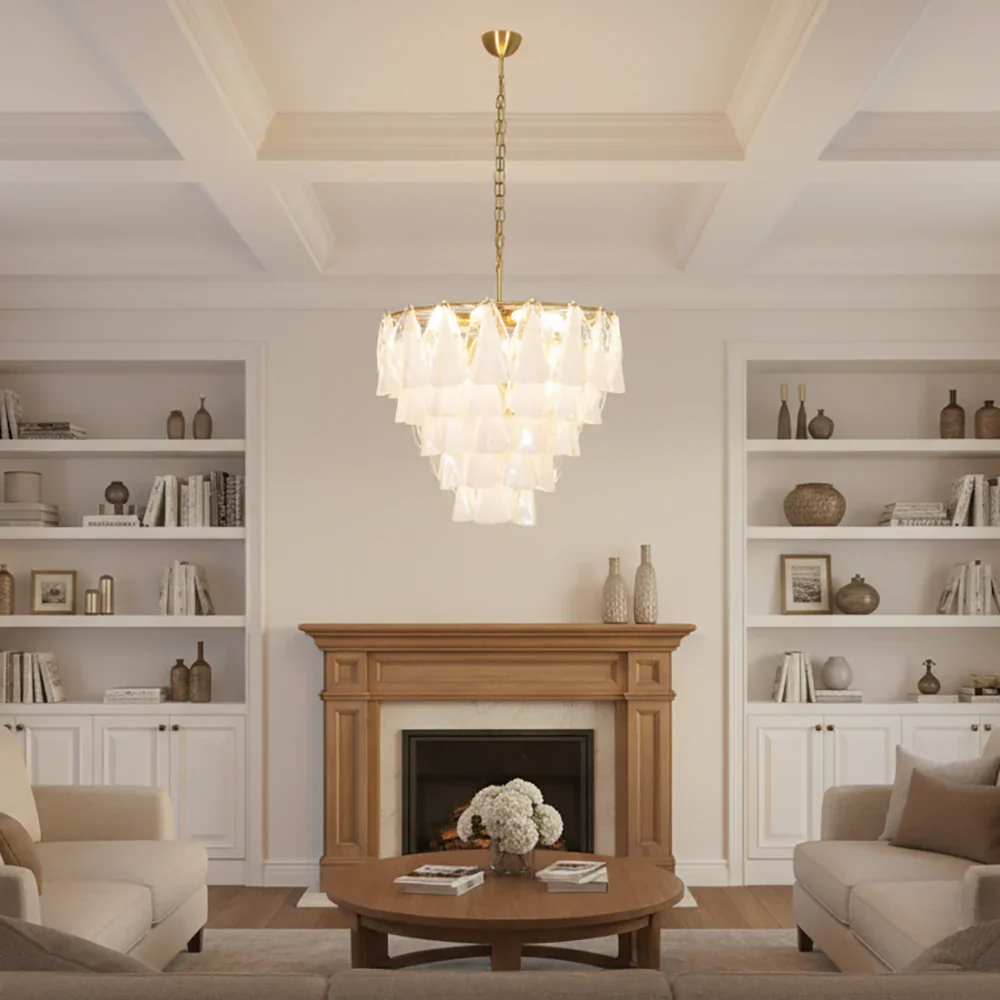 Lunara Murano Glass Chandelier - Image 3