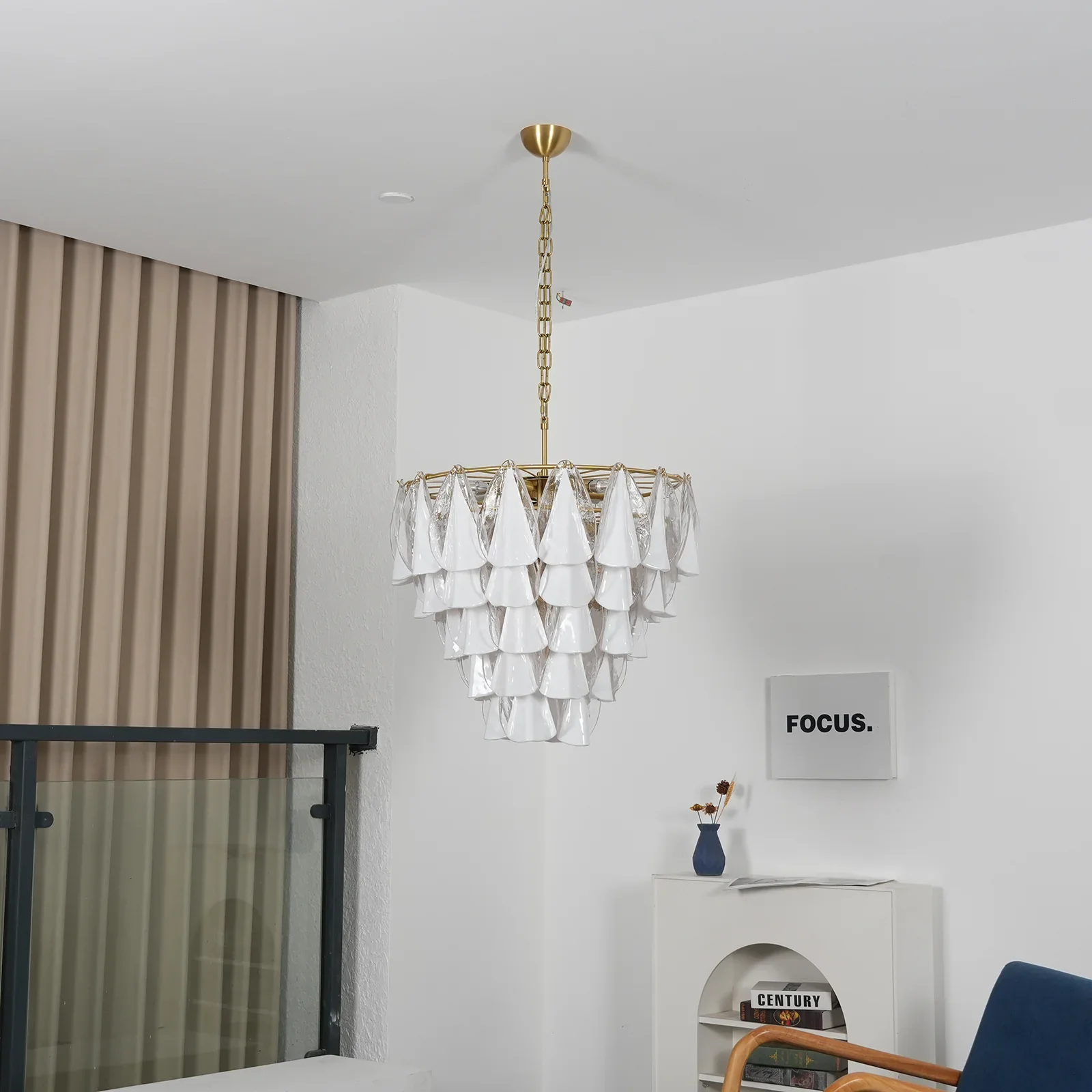 Lunara Murano Glass Chandelier - Image 8