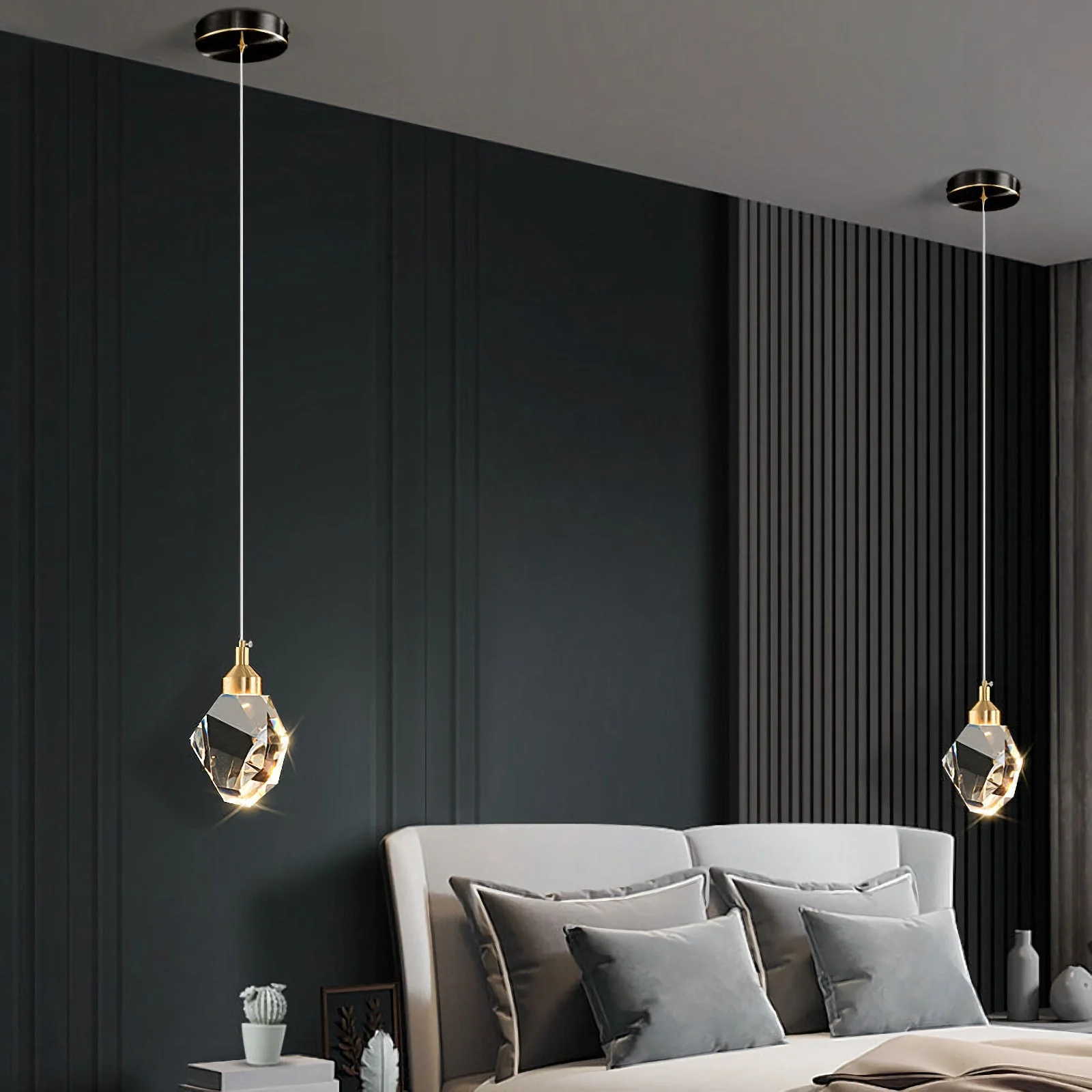 Luxe Prism Crystal Pendant Light - Image 10