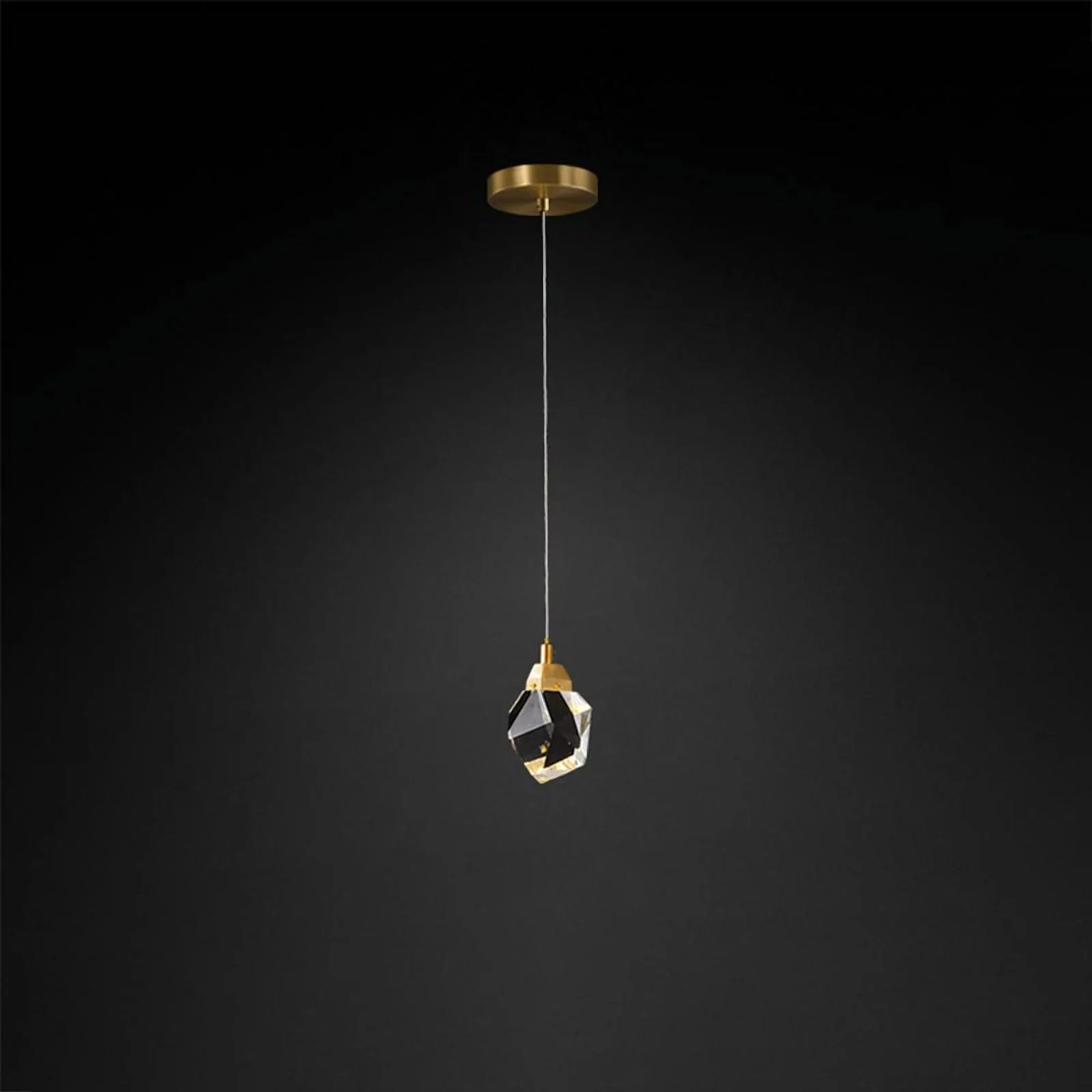 Luxe Prism Crystal Pendant Light - Image 12