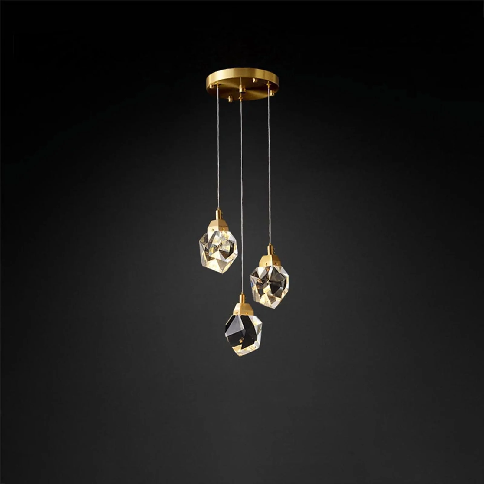 Luxe Prism Crystal Pendant Light - Image 13