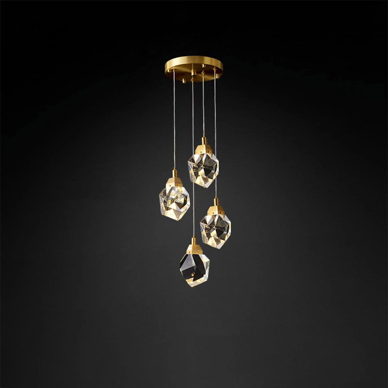 Luxe Prism Crystal Pendant Light - Image 14