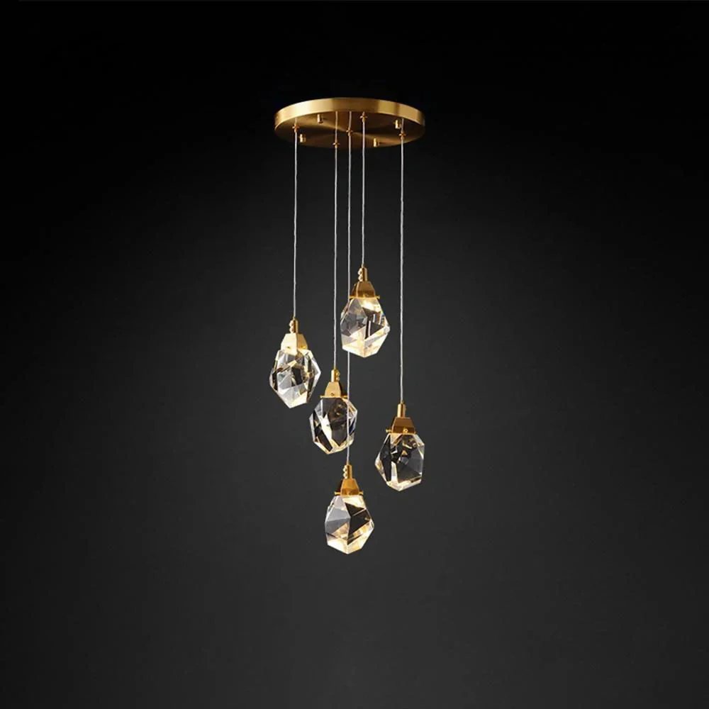 Luxe Prism Crystal Pendant Light - Image 15