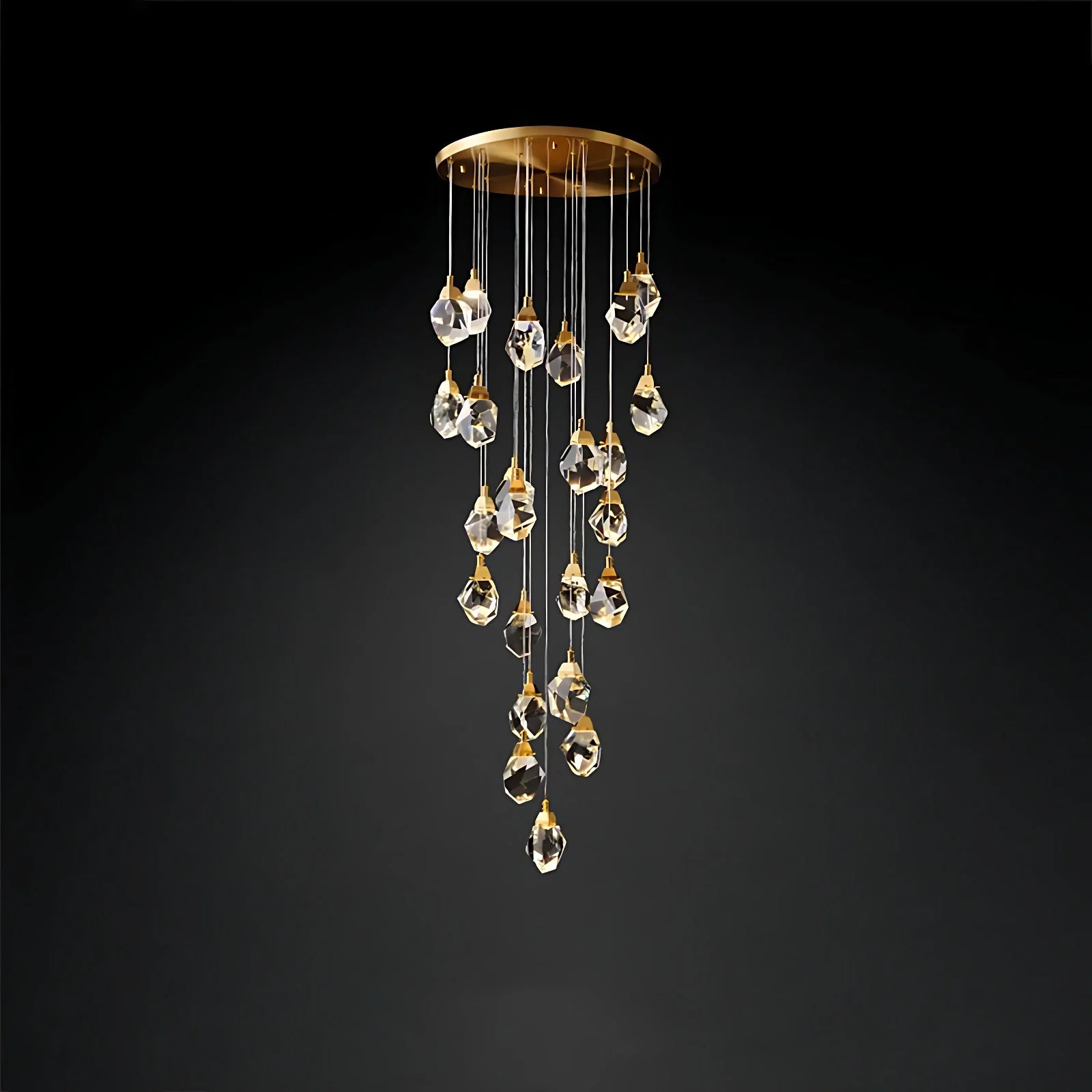 Luxe Prism Crystal Pendant Light - Image 19