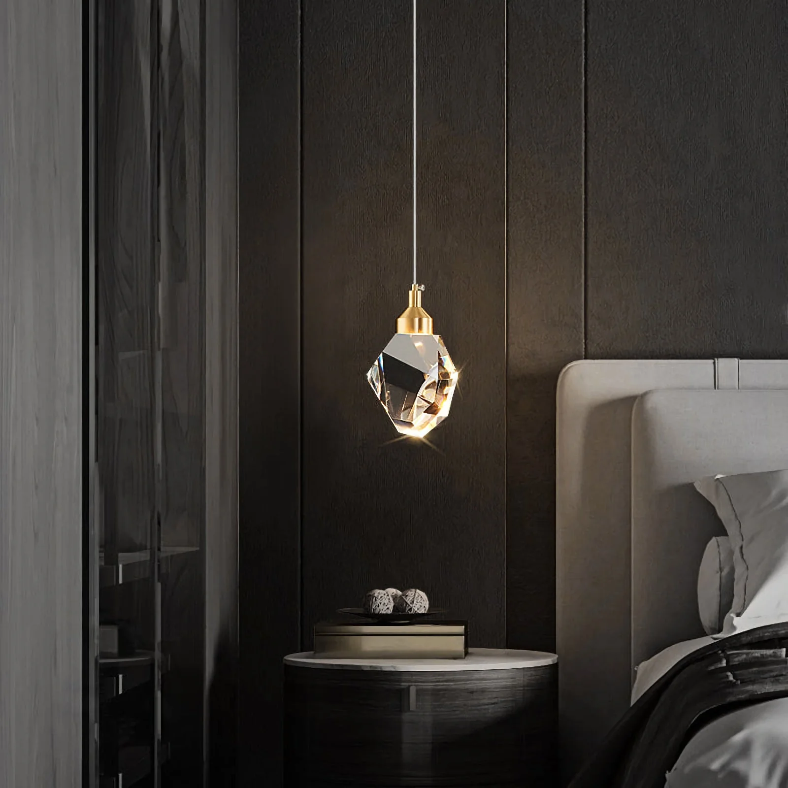 Luxe Prism Crystal Pendant Light - Image 4