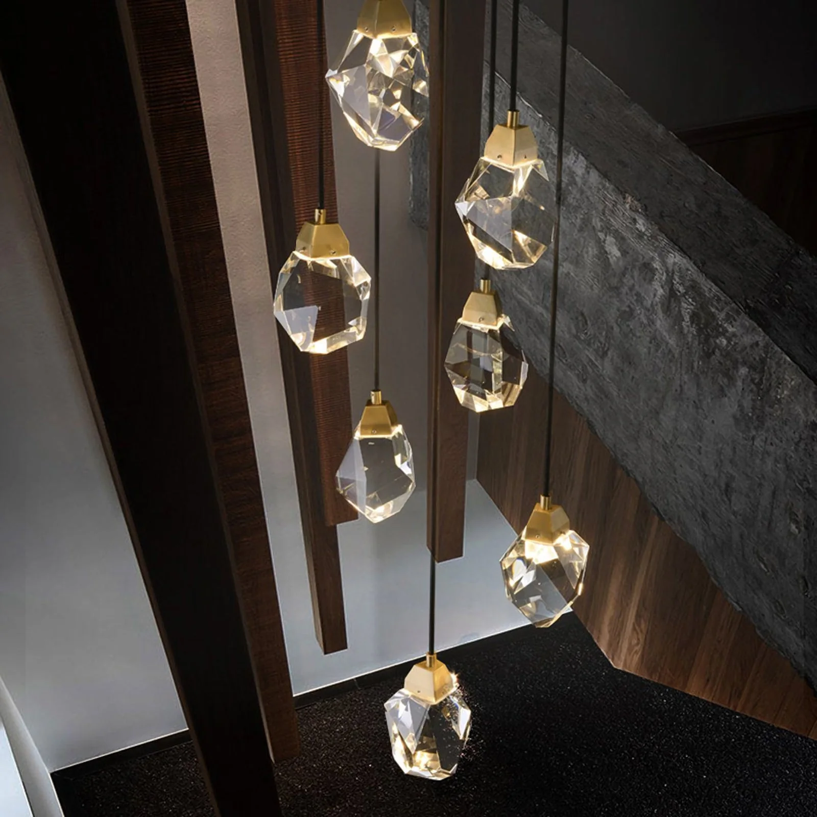 Luxe Prism Crystal Pendant Light - Image 5