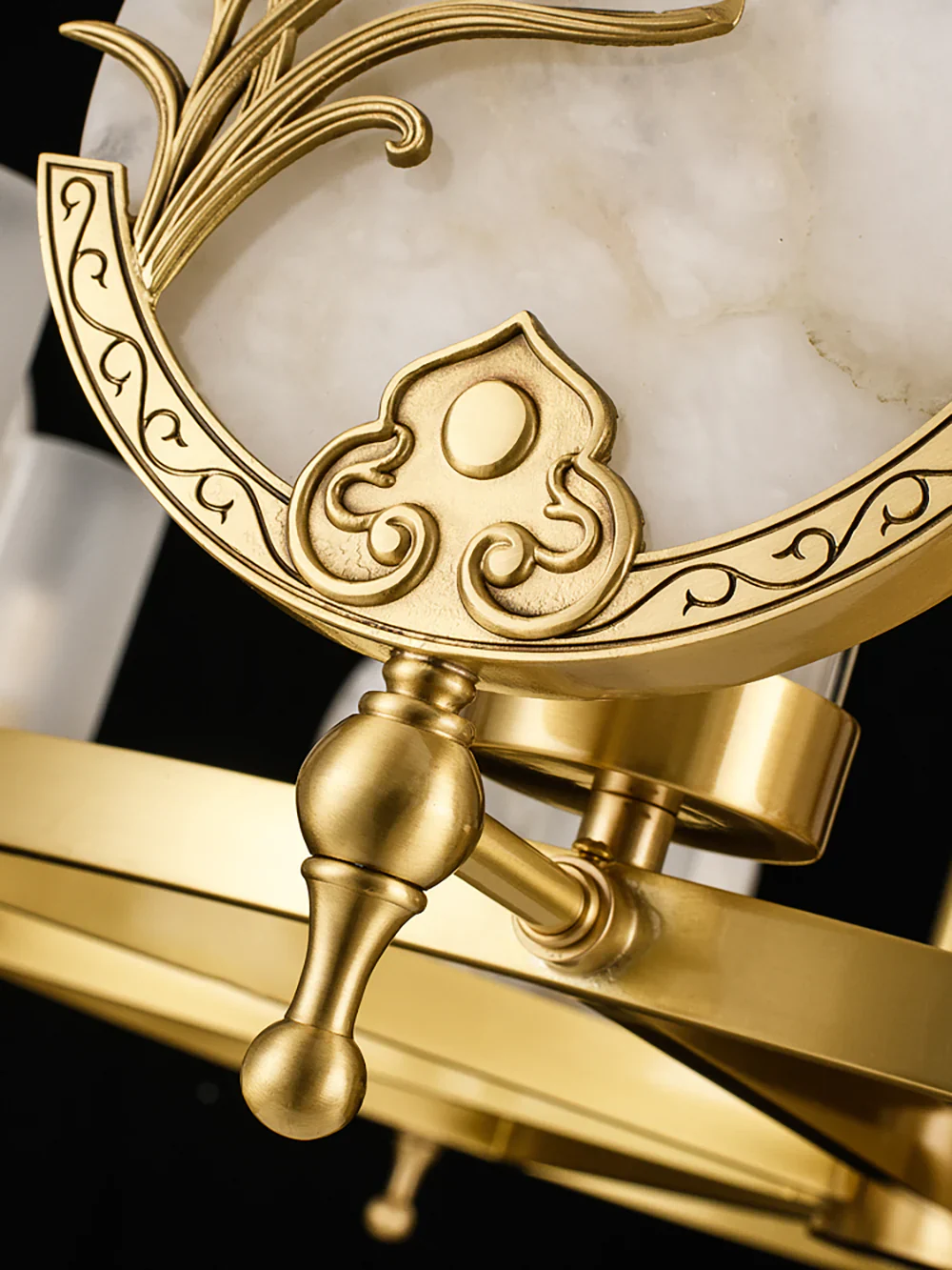Luxury Marble Amalthea Copper Chandelier - Image 10