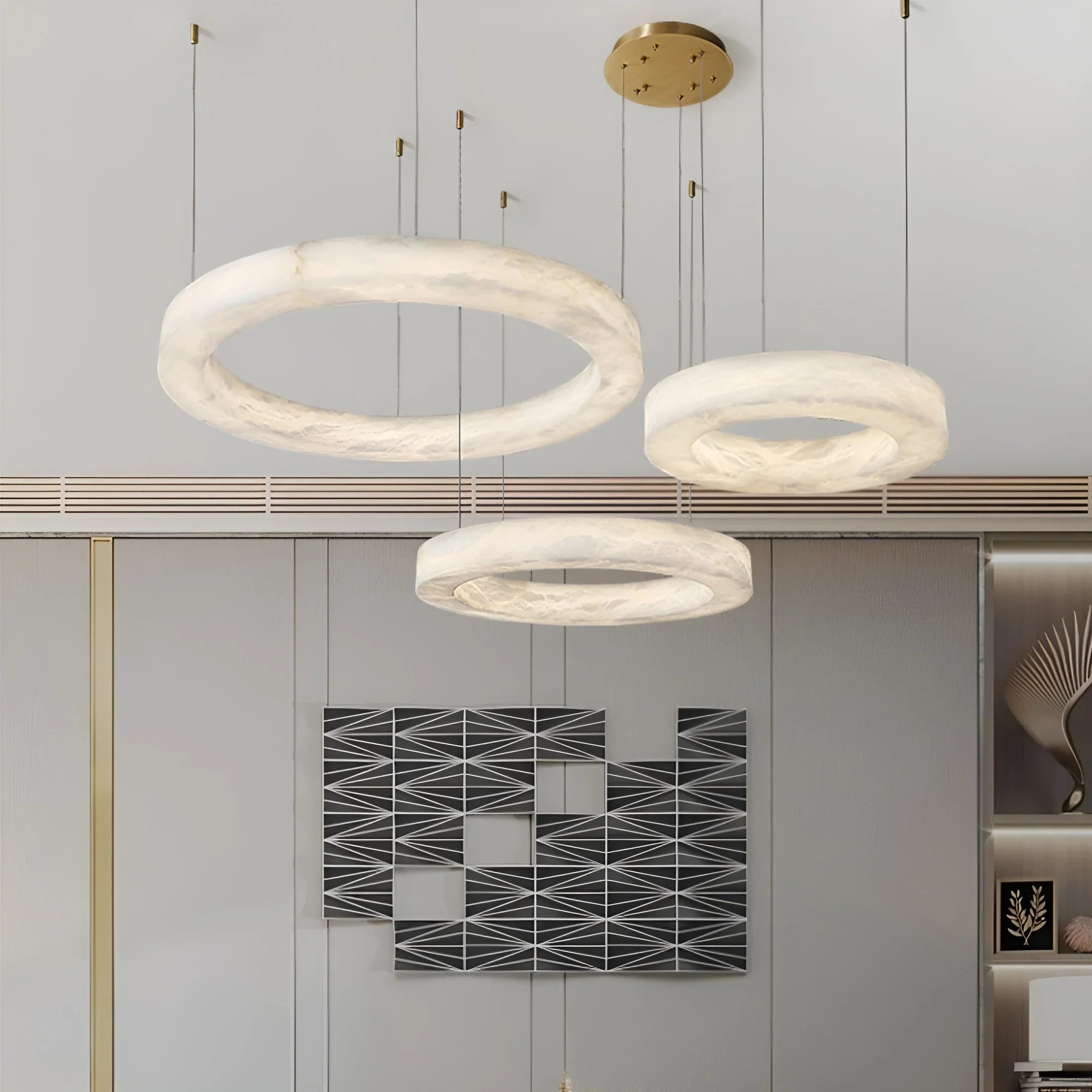 Marika Alabaster Pendant Lamp - Image 6