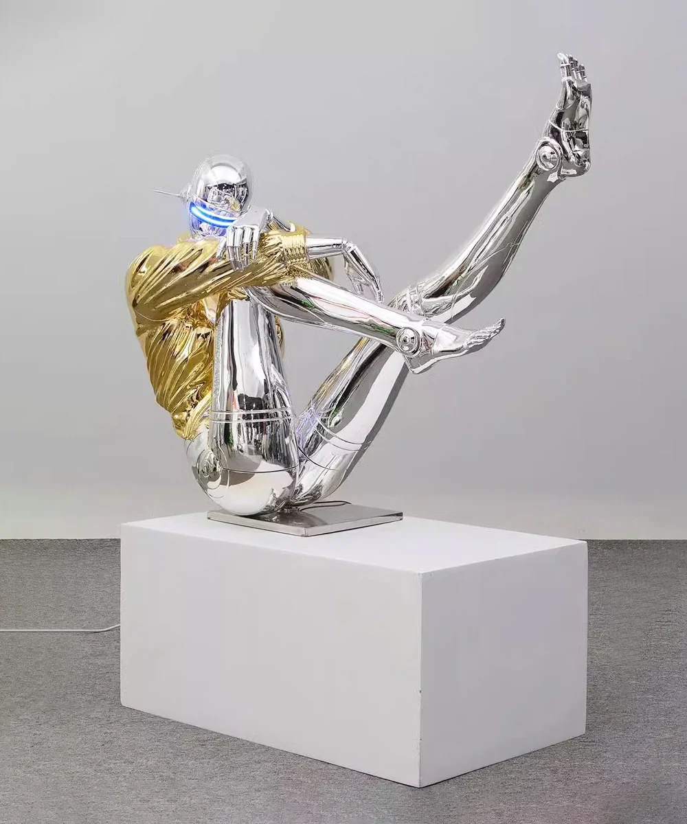 Mechanical Technology Goddess Sculpture Floor Lamp - Image 24