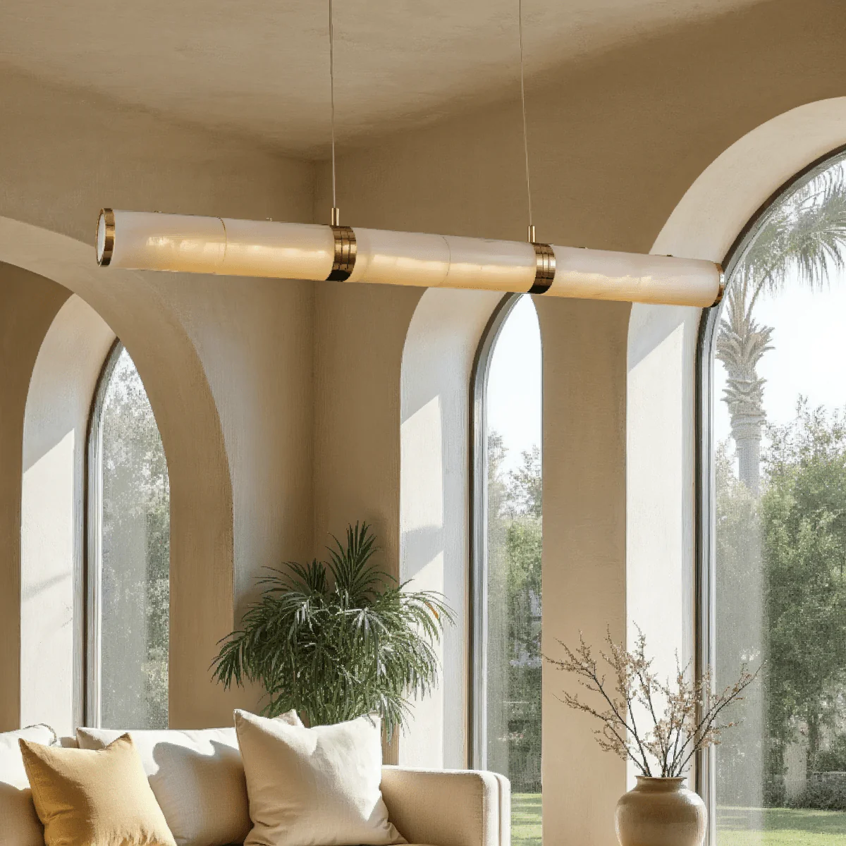 Miglan Alabaster Chandelier Light - Image 3