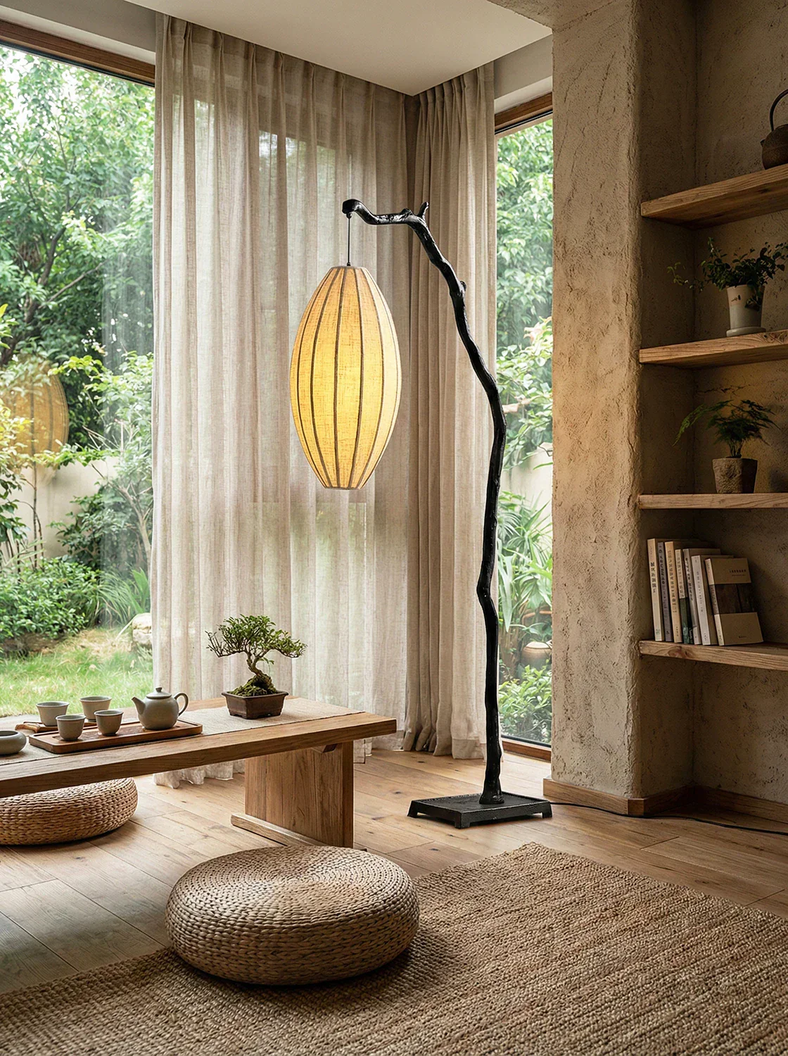 Minimalism Heiko Tree Lantern Floor Lamp - Image 2