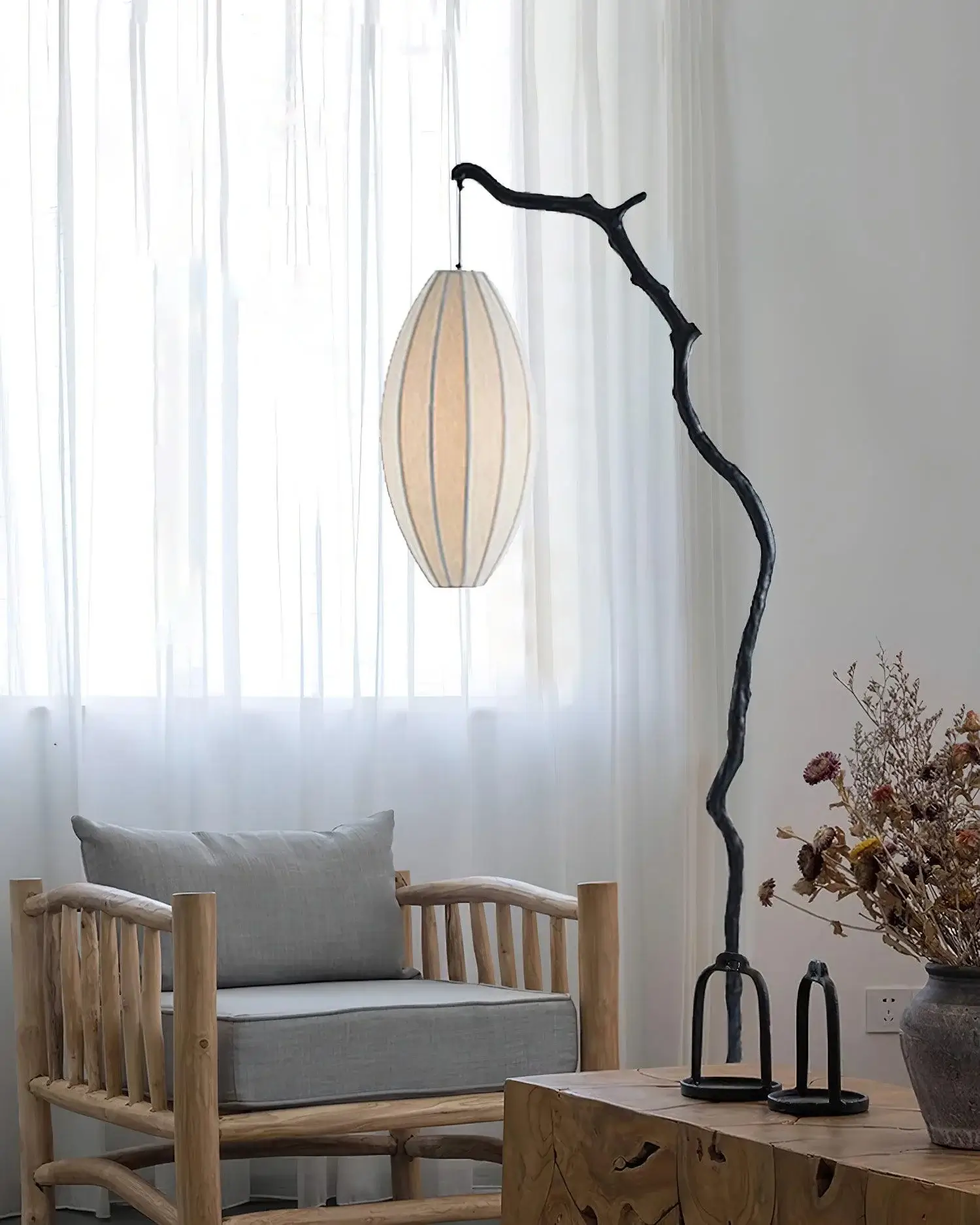 Minimalism Heiko Tree Lantern Floor Lamp - Image 6
