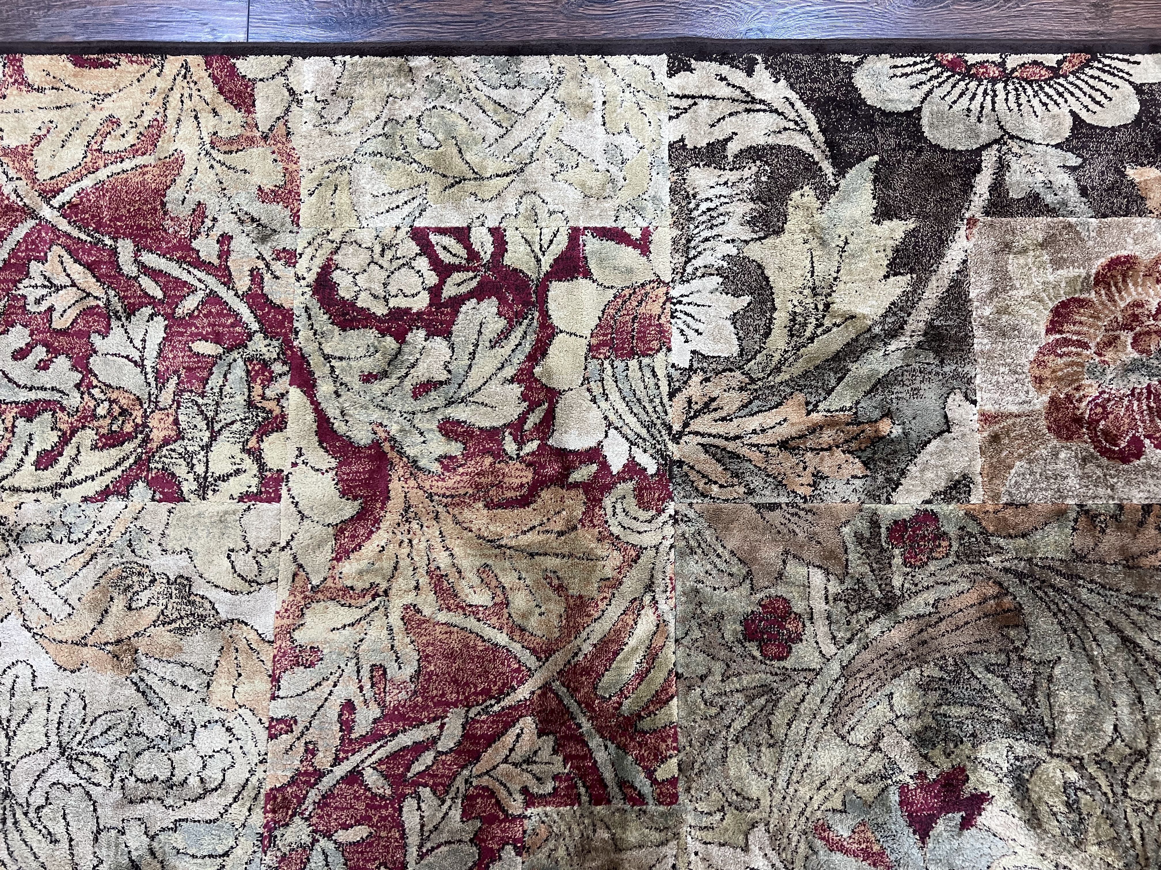 Modern Abstract Area Rug 5x7, Floral Design, Contemporary Carpet 5 x 7, Multicolor - Image 3