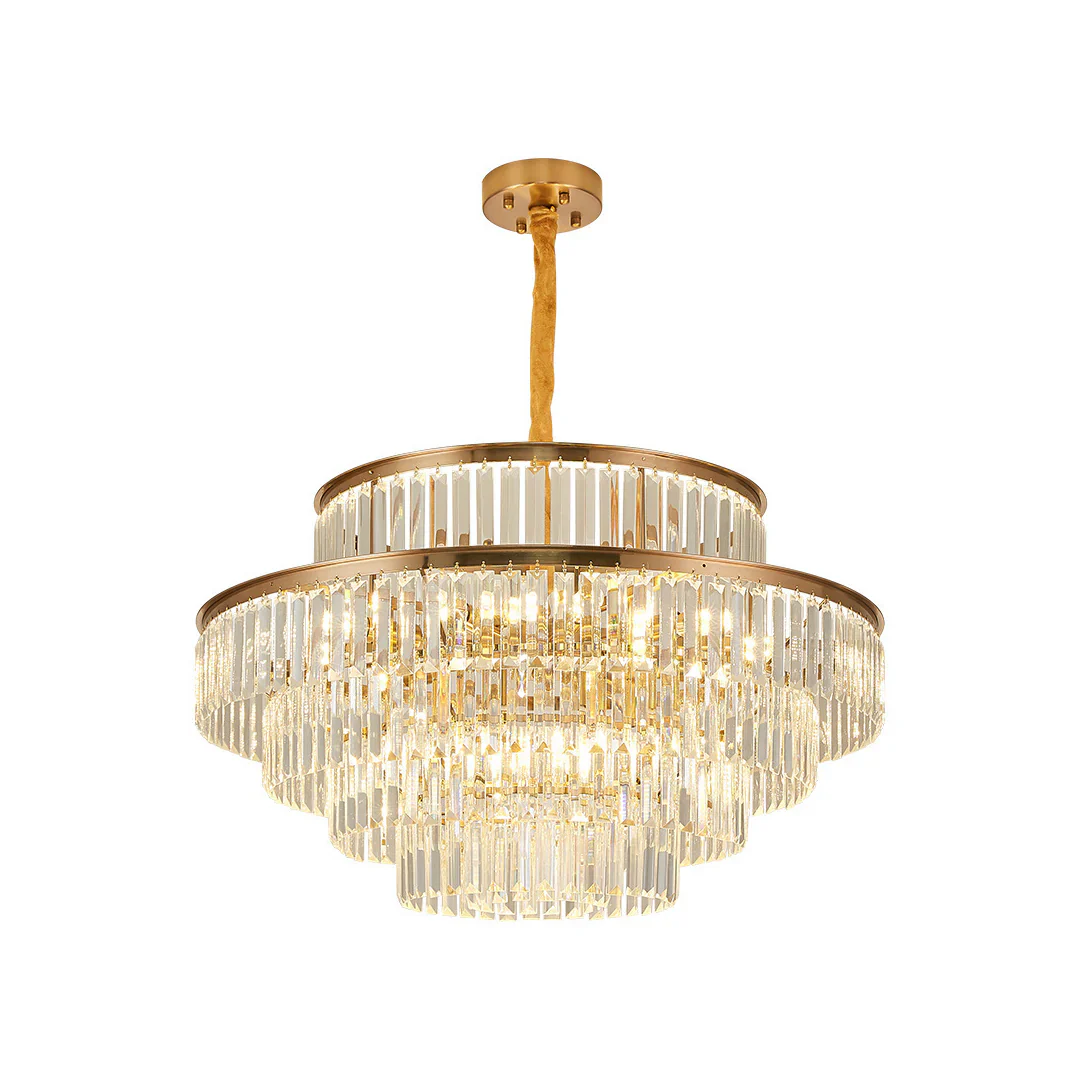 Modern Crystal Gold Chandelier - Image 19