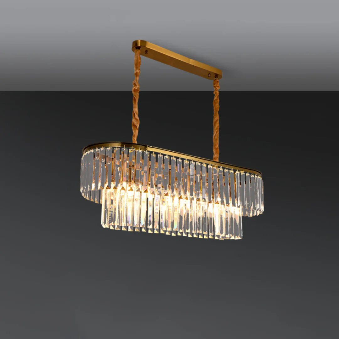 Modern Crystal Gold Chandelier - Image 20