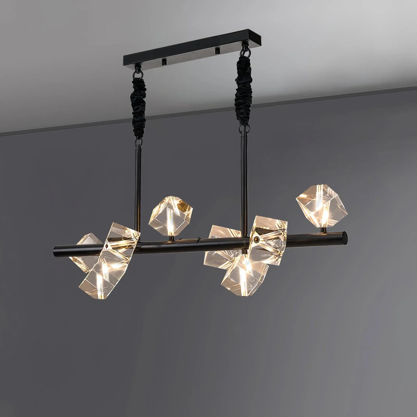 Modern Geometric Crystal Chandelier - Image 16