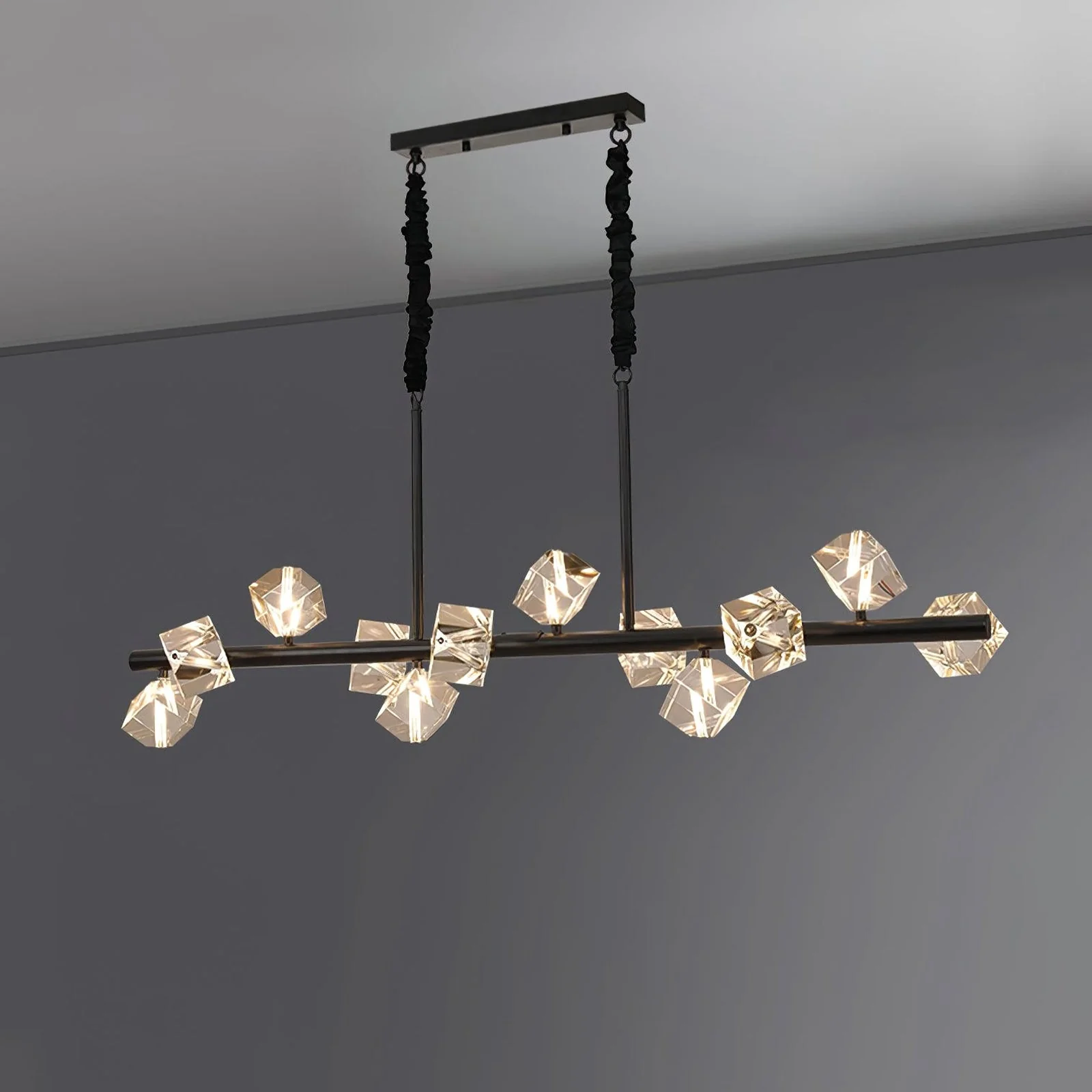 Modern Geometric Crystal Chandelier - Image 17