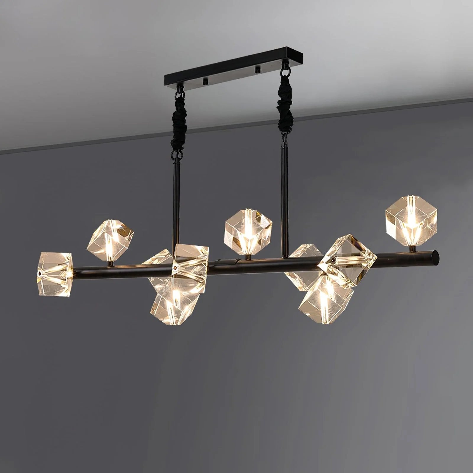 Modern Geometric Crystal Chandelier - Image 18