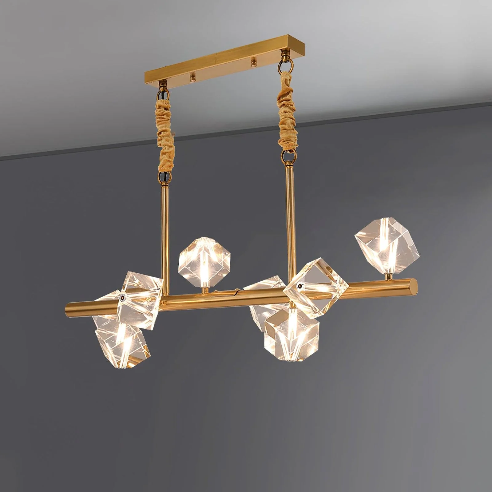 Modern Geometric Crystal Chandelier - Image 19