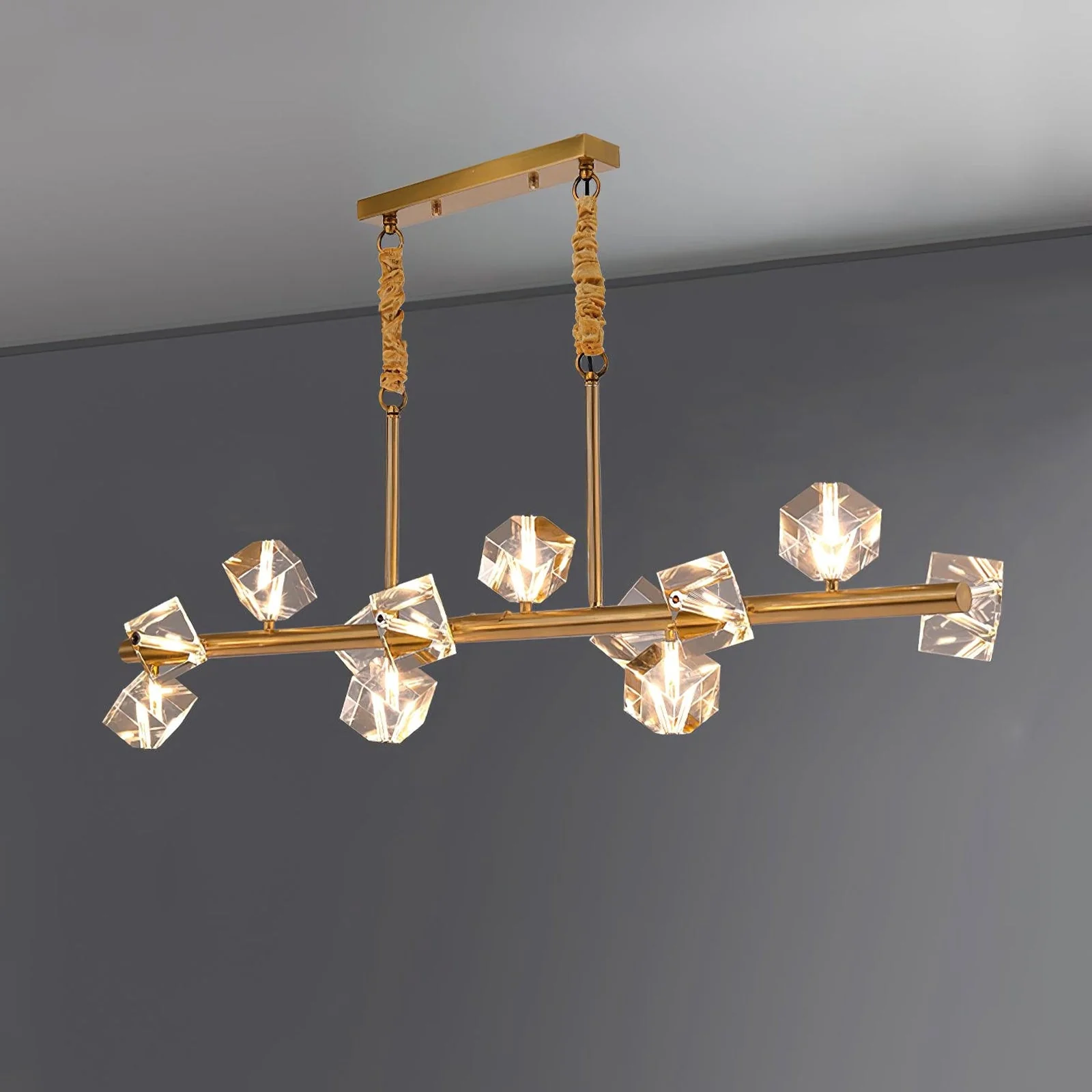 Modern Geometric Crystal Chandelier - Image 20