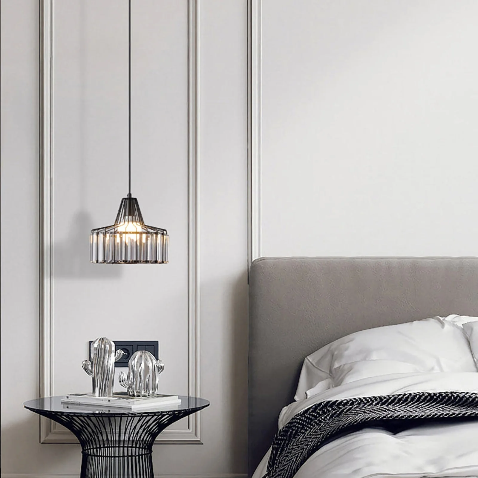 Modern Iron Art Glass Pendant Lamp - Image 5