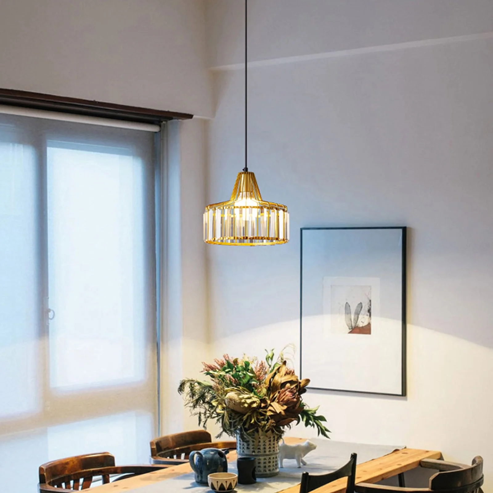 Modern Iron Art Glass Pendant Lamp - Image 6