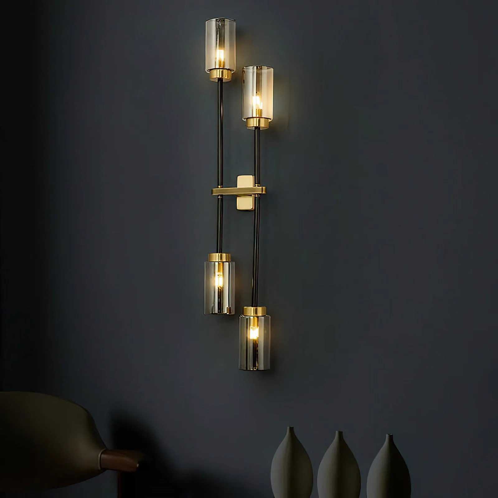 Modern Linear Glass Wall Lamp - Image 10