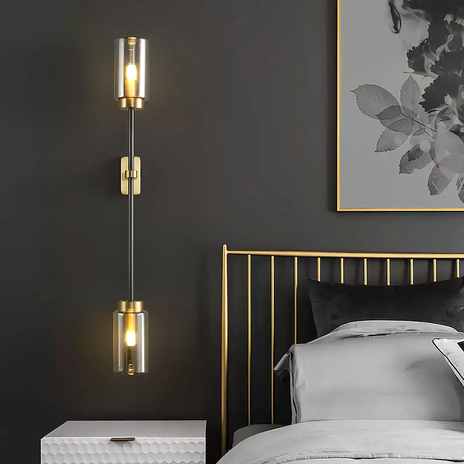 Modern Linear Glass Wall Lamp - Image 3